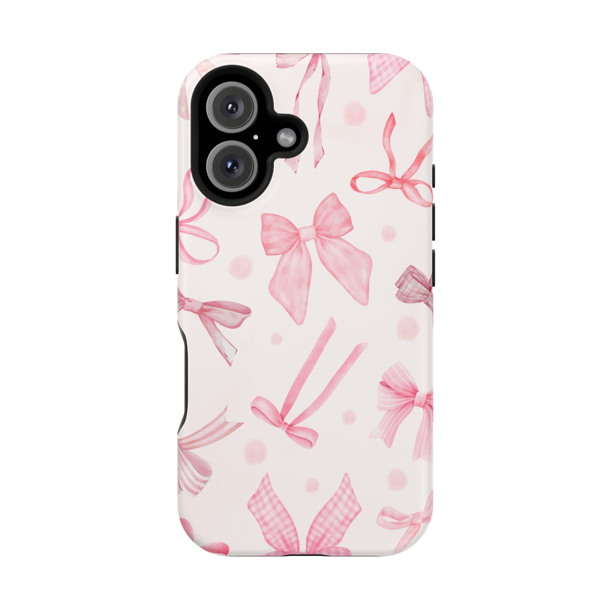 Feminine iPhone Case - Pink Bow Cover
