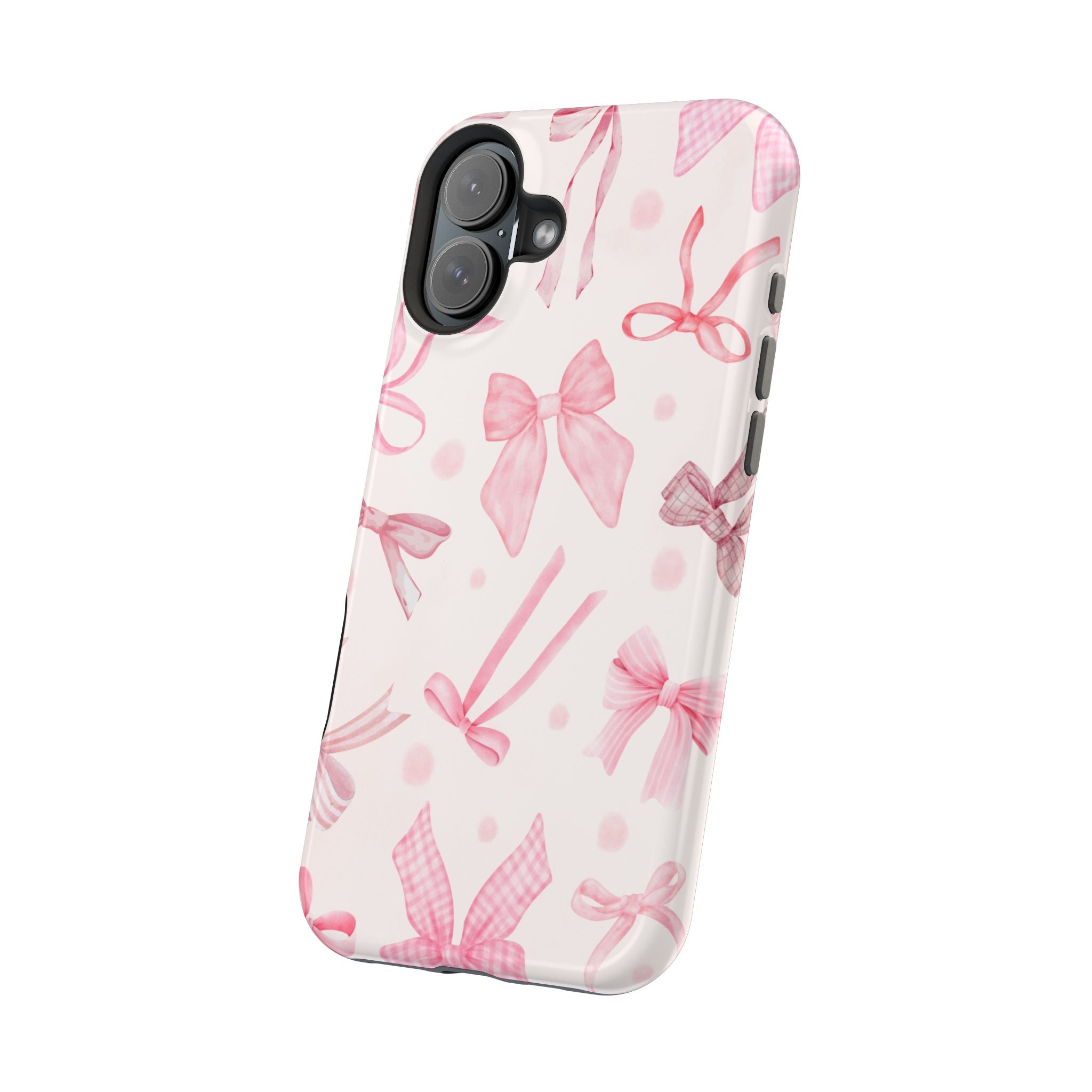 Feminine iPhone Case - Pink Bow Cover