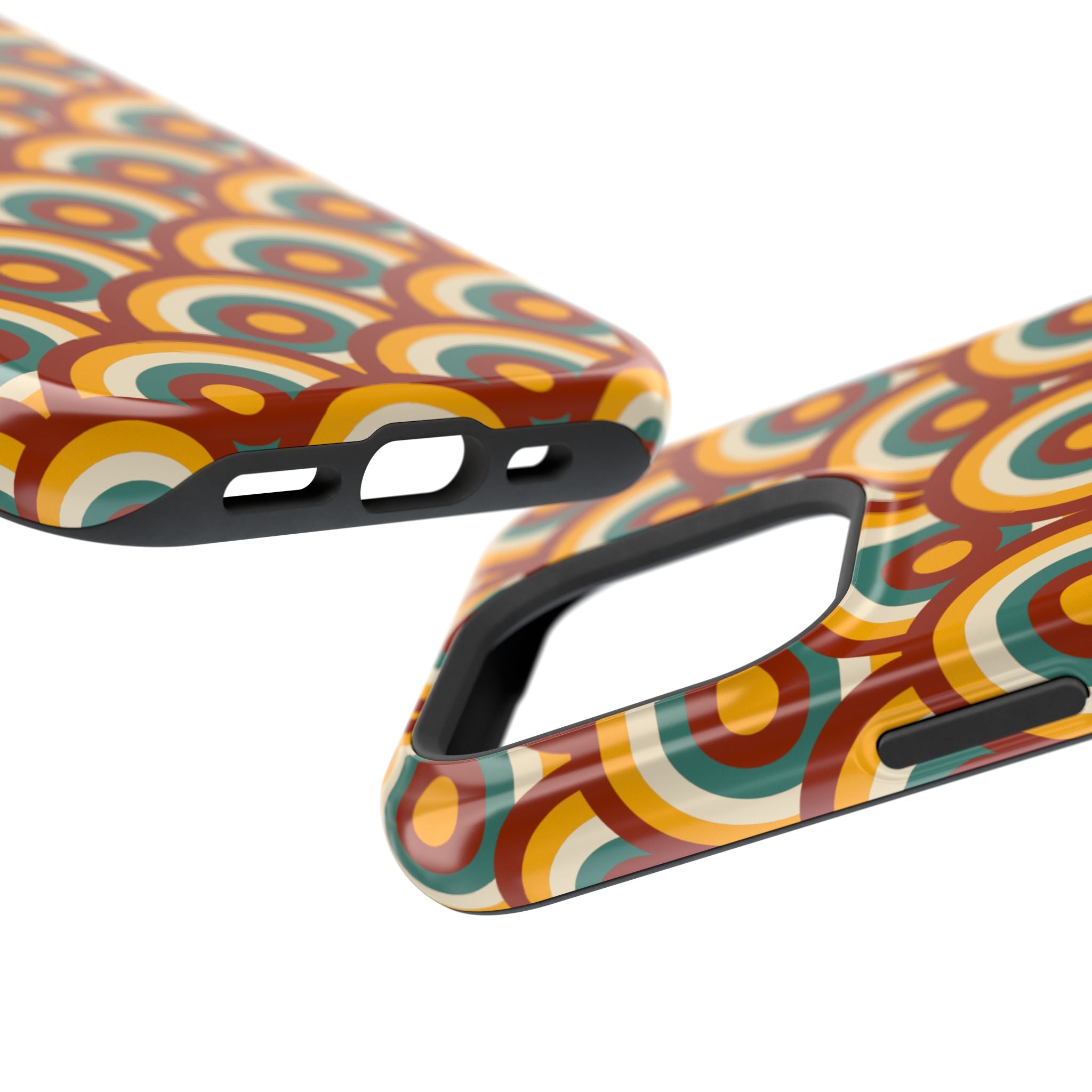 Retro iPhone Case - Geometric Phone Cover