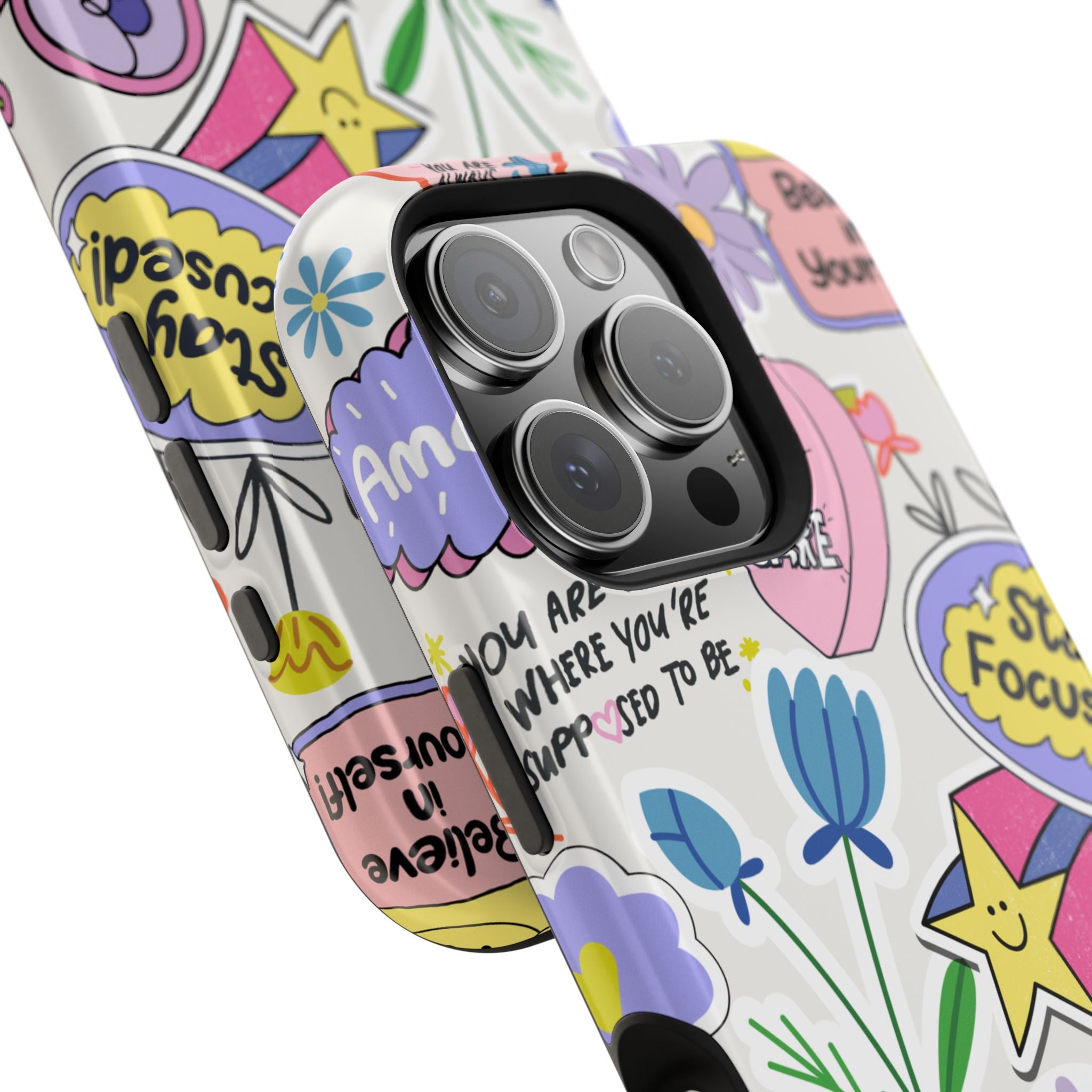Motivational iPhone Case - Bloom Pastel Magnetic