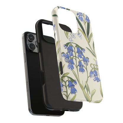 Bluebell Floral iPhone 16 Case – Delicate Wildflower Botanical Design for iPhone 16, 16 Pro, 16 Pro Max & 16 Plus