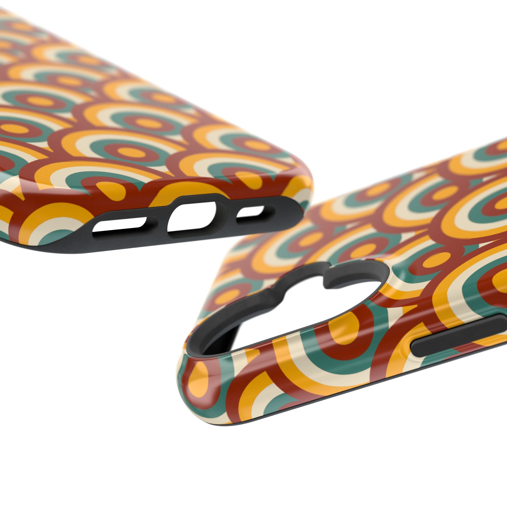 Retro iPhone Case - Geometric Phone Cover