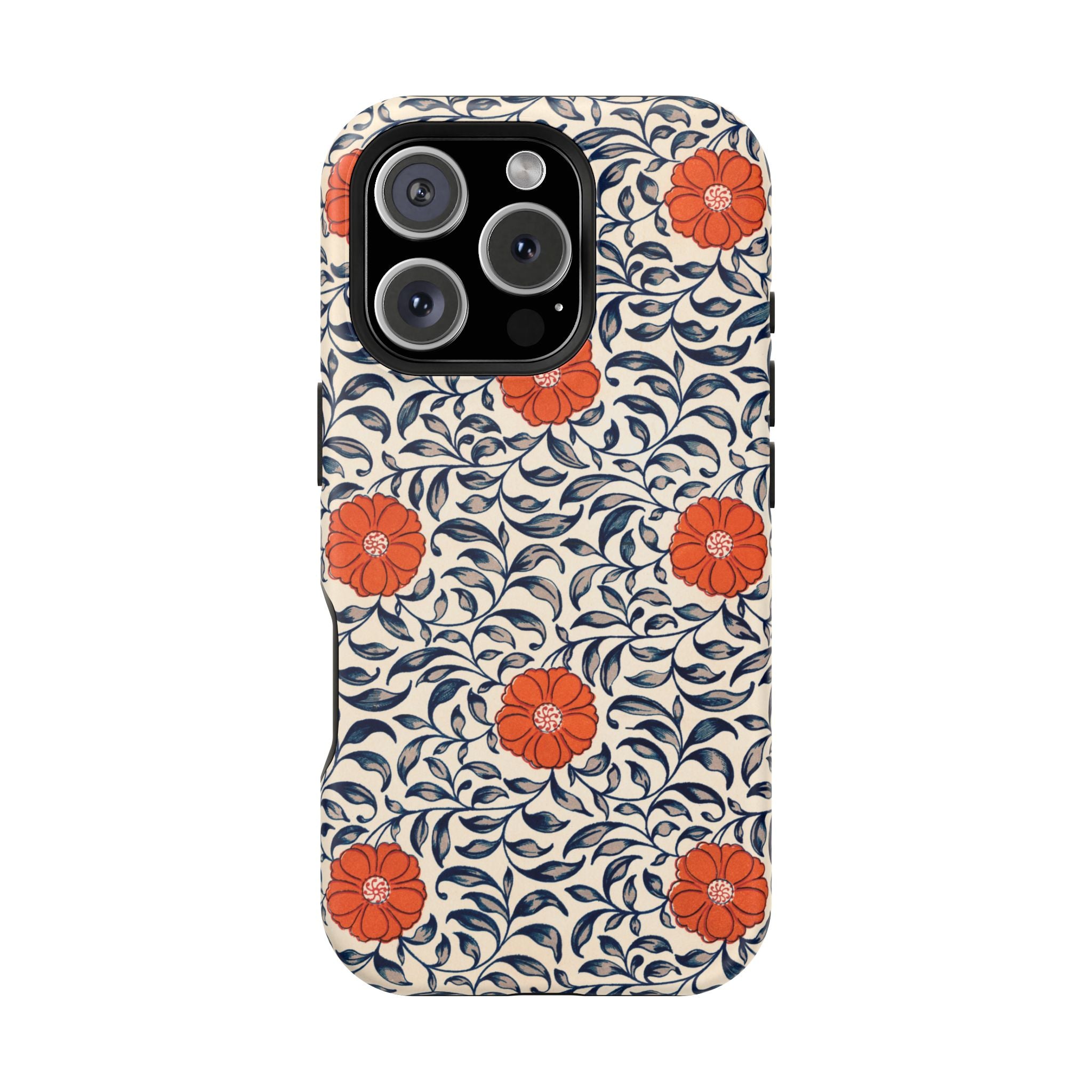 Floral Magnetic Case - iPhone 16 Cover