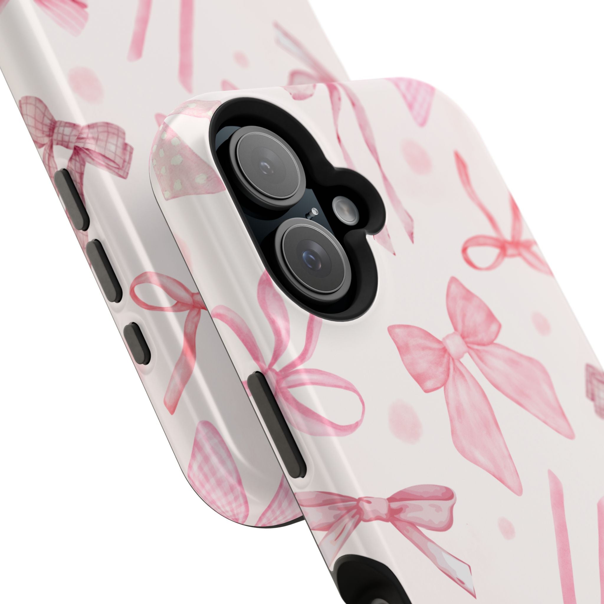 Feminine iPhone Case - Pink Bow Cover