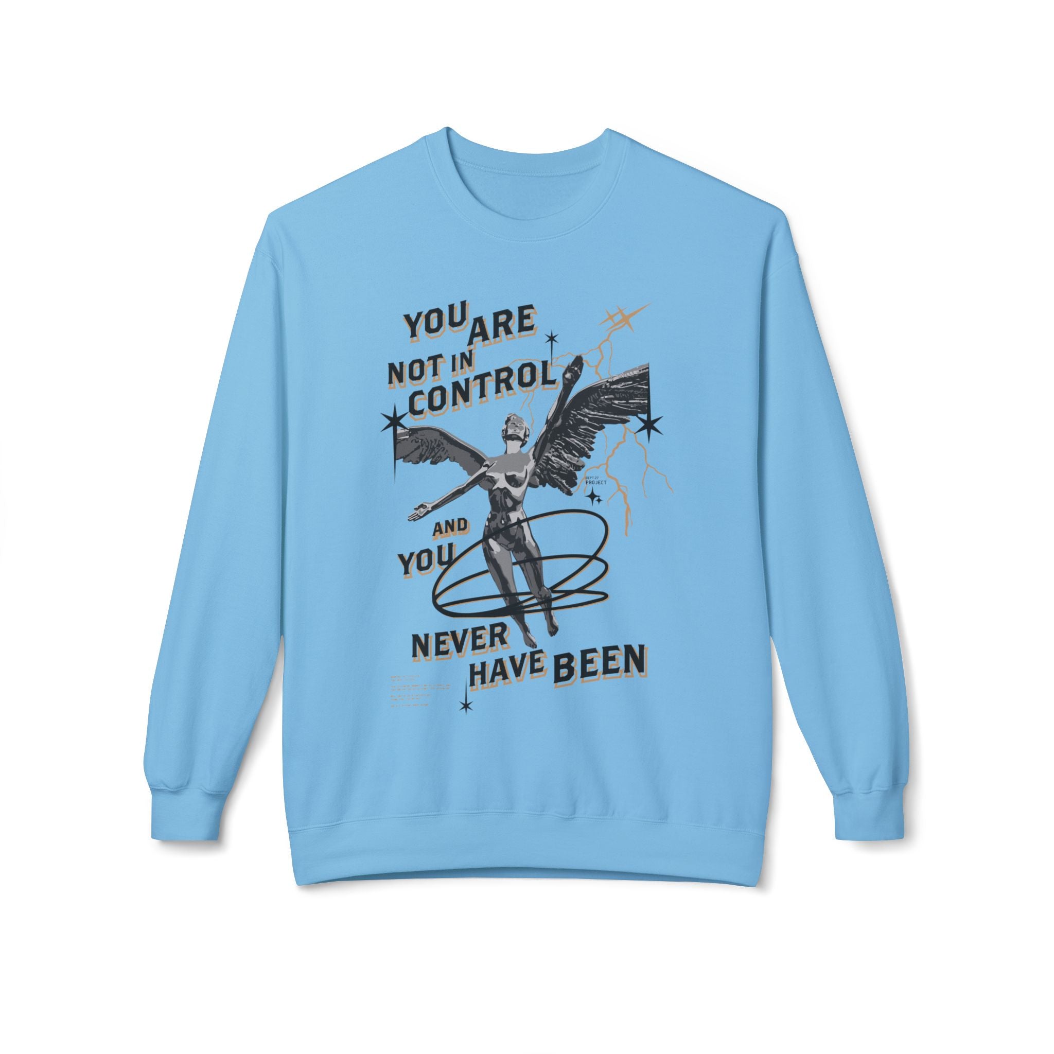 Football Sweatshirt - Grunge Crewneck