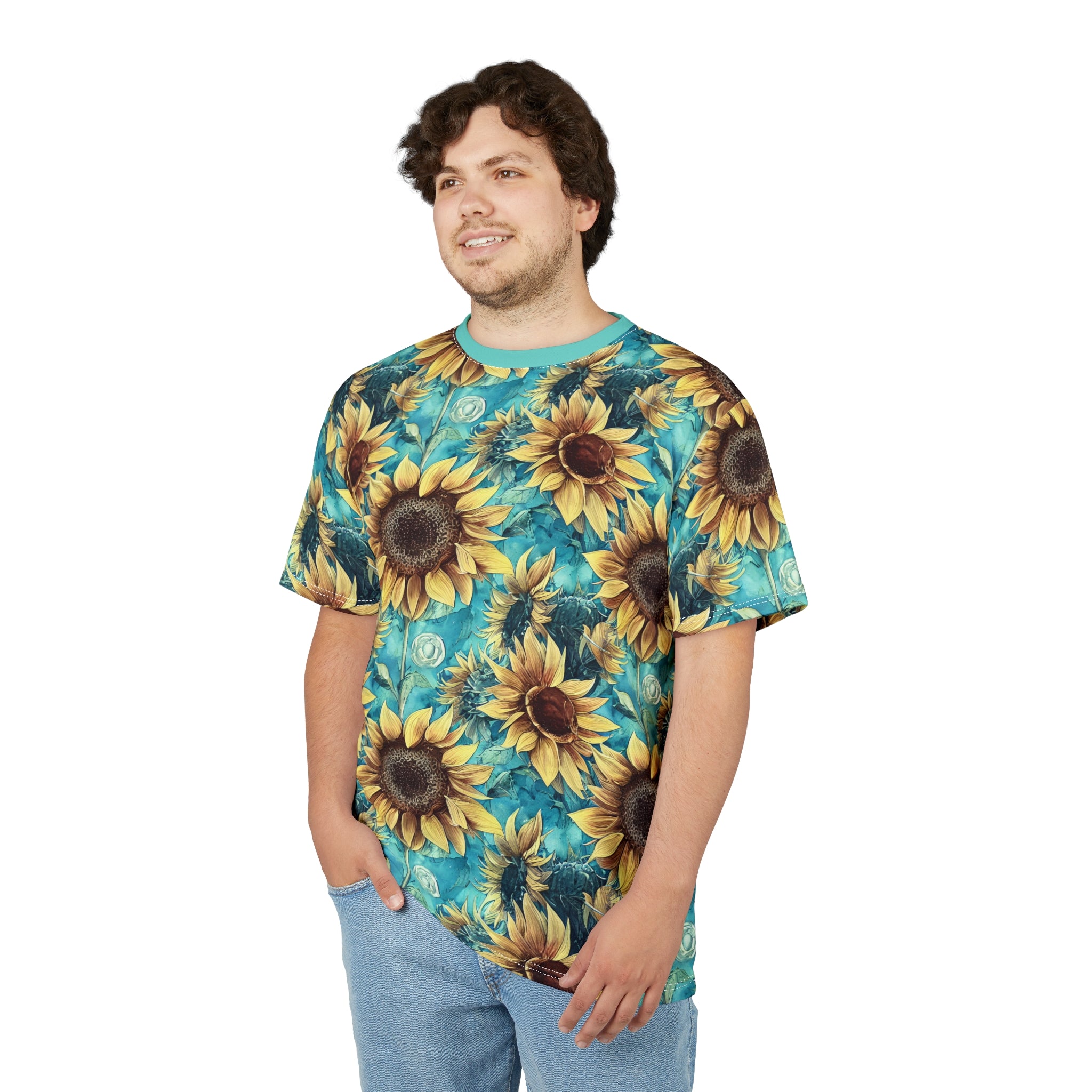 Sunflower Tee - Unisex Cut & Sew T-Shirt