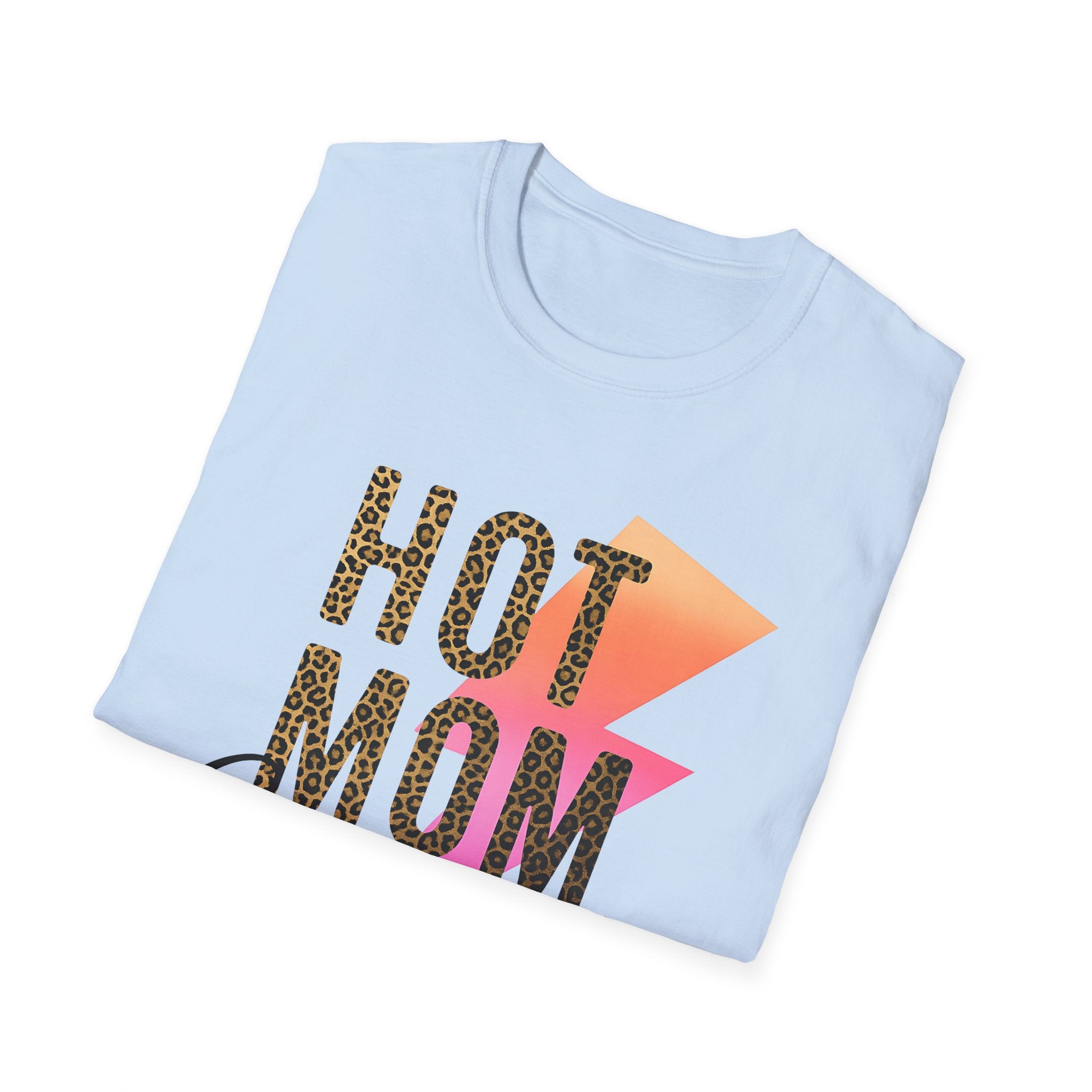 Hot Mom Summer Shirt - Tropical Leopard Tee