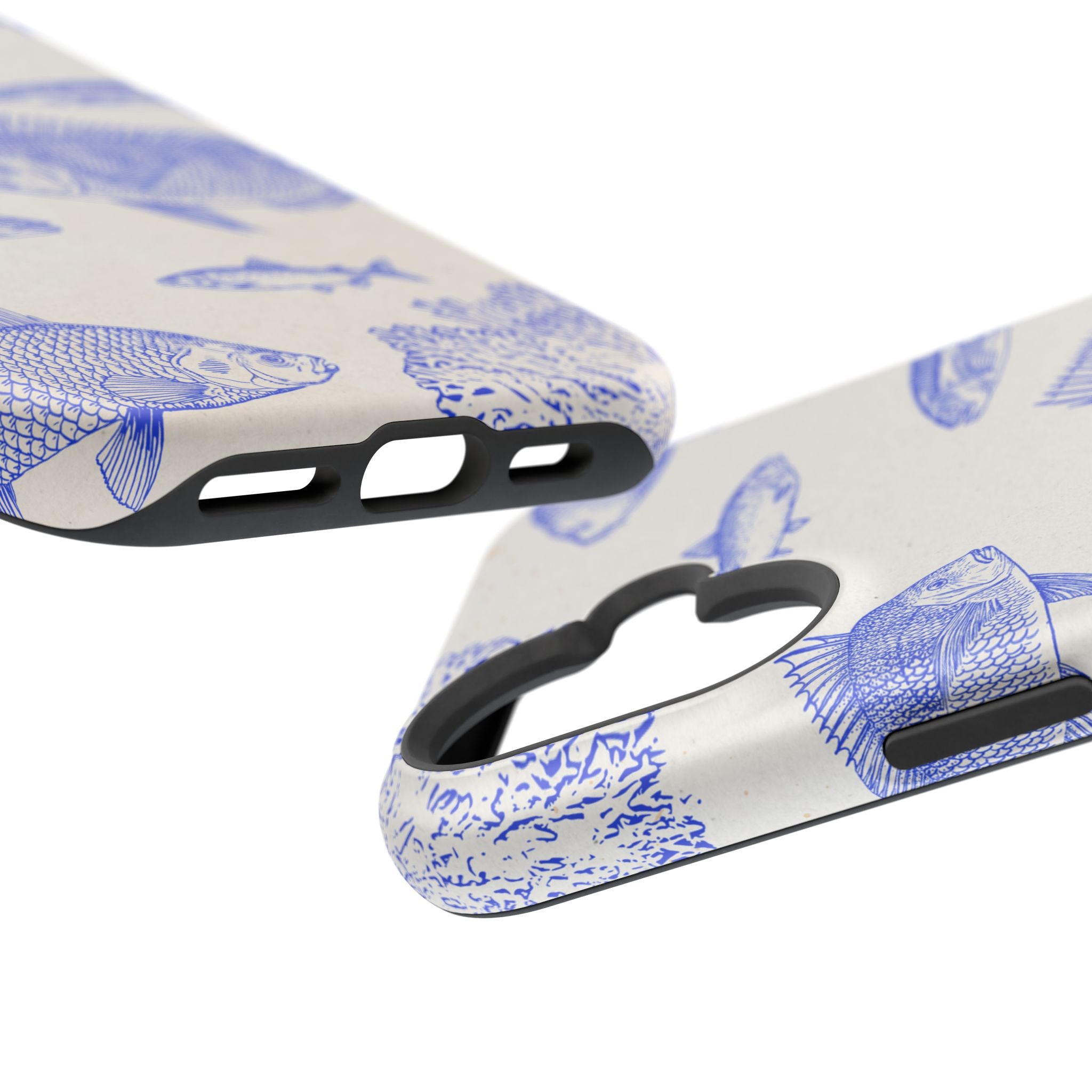 Marine iPhone 16 Case - Blue Coral Illustration