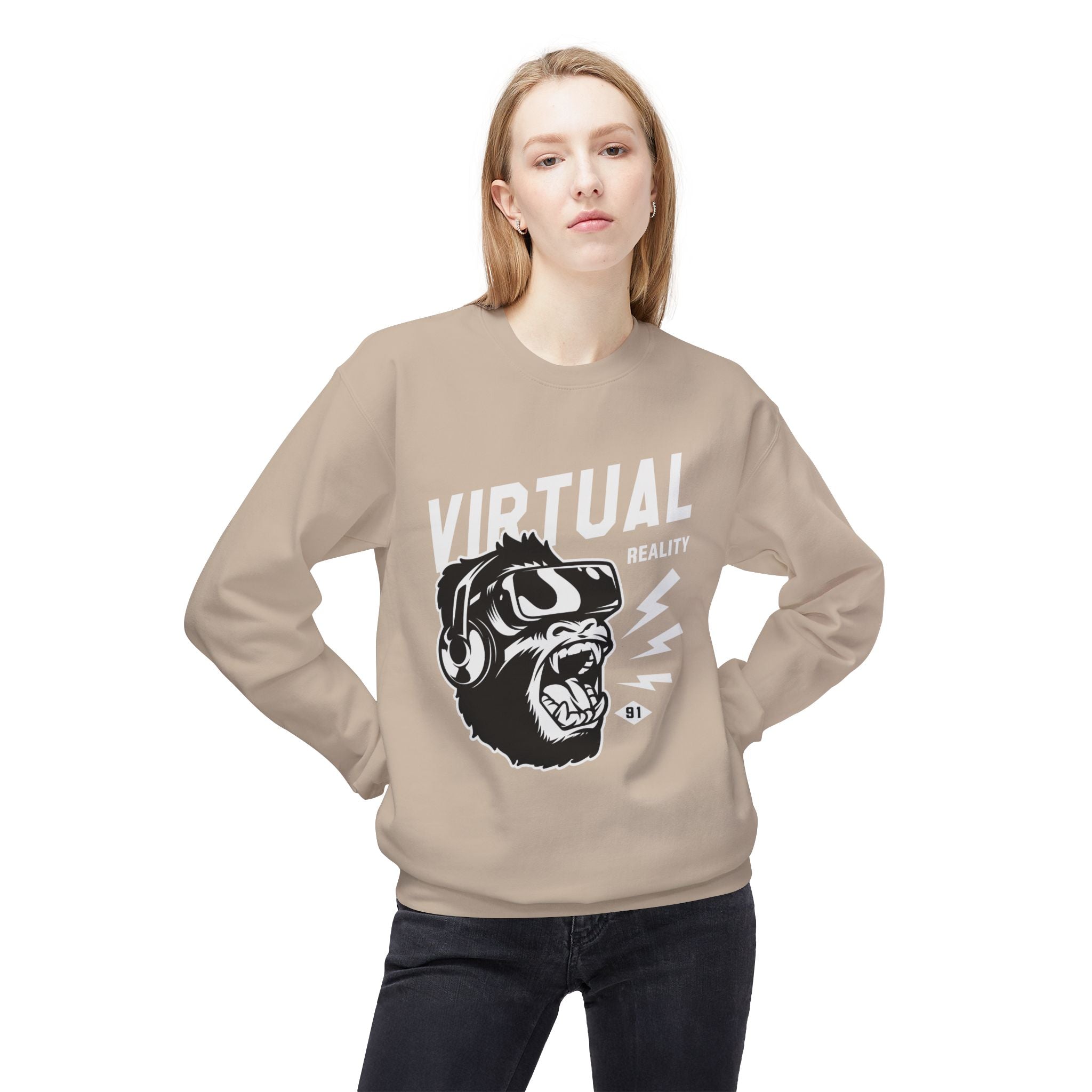 Virtual Reality Sweatshirt - Gaming Crew Neck