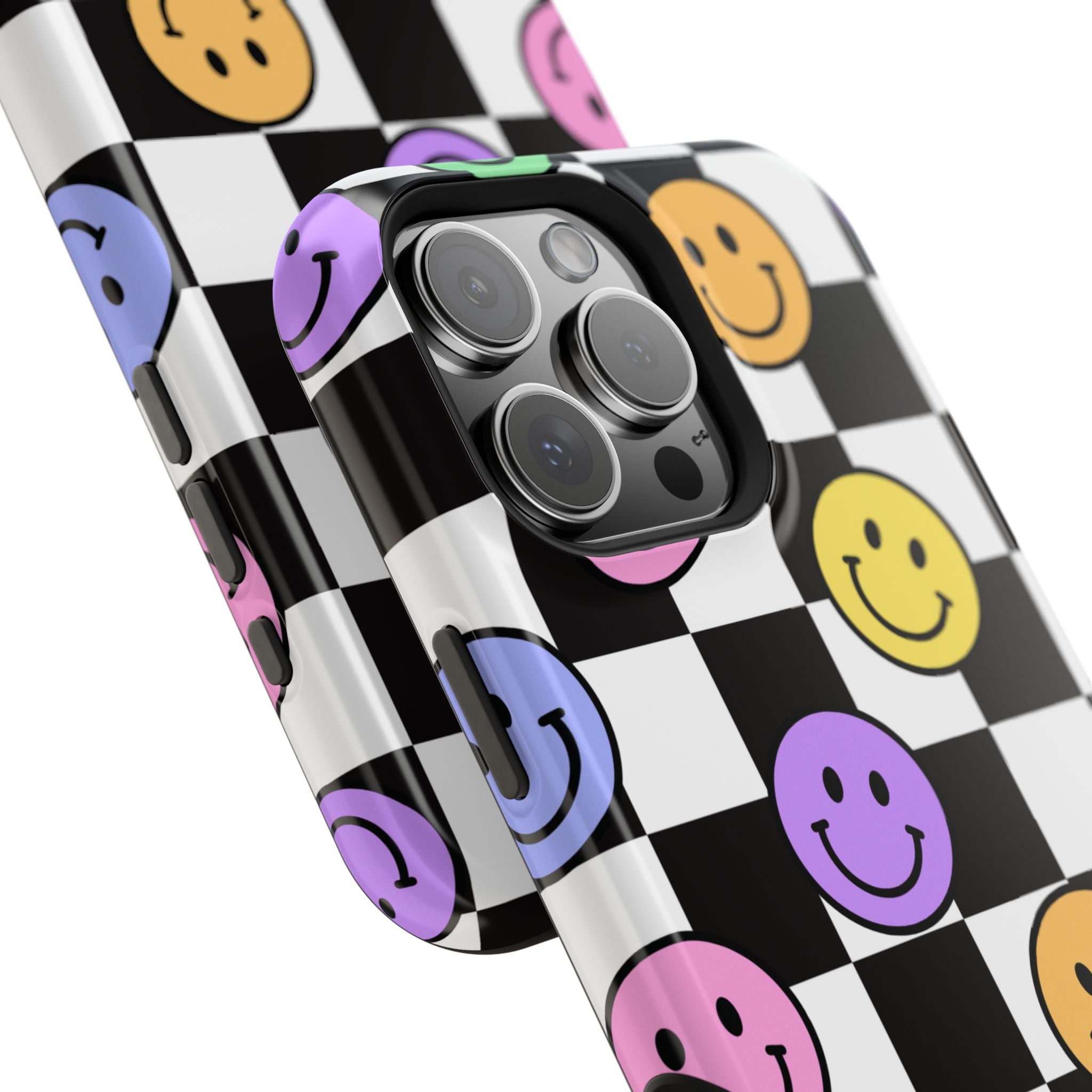 Playful Phone Case - Smiley Checkerboard