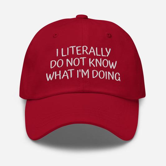 Funny Embroidered Hat - I Dont Know What Im Doing Baseball Cap
