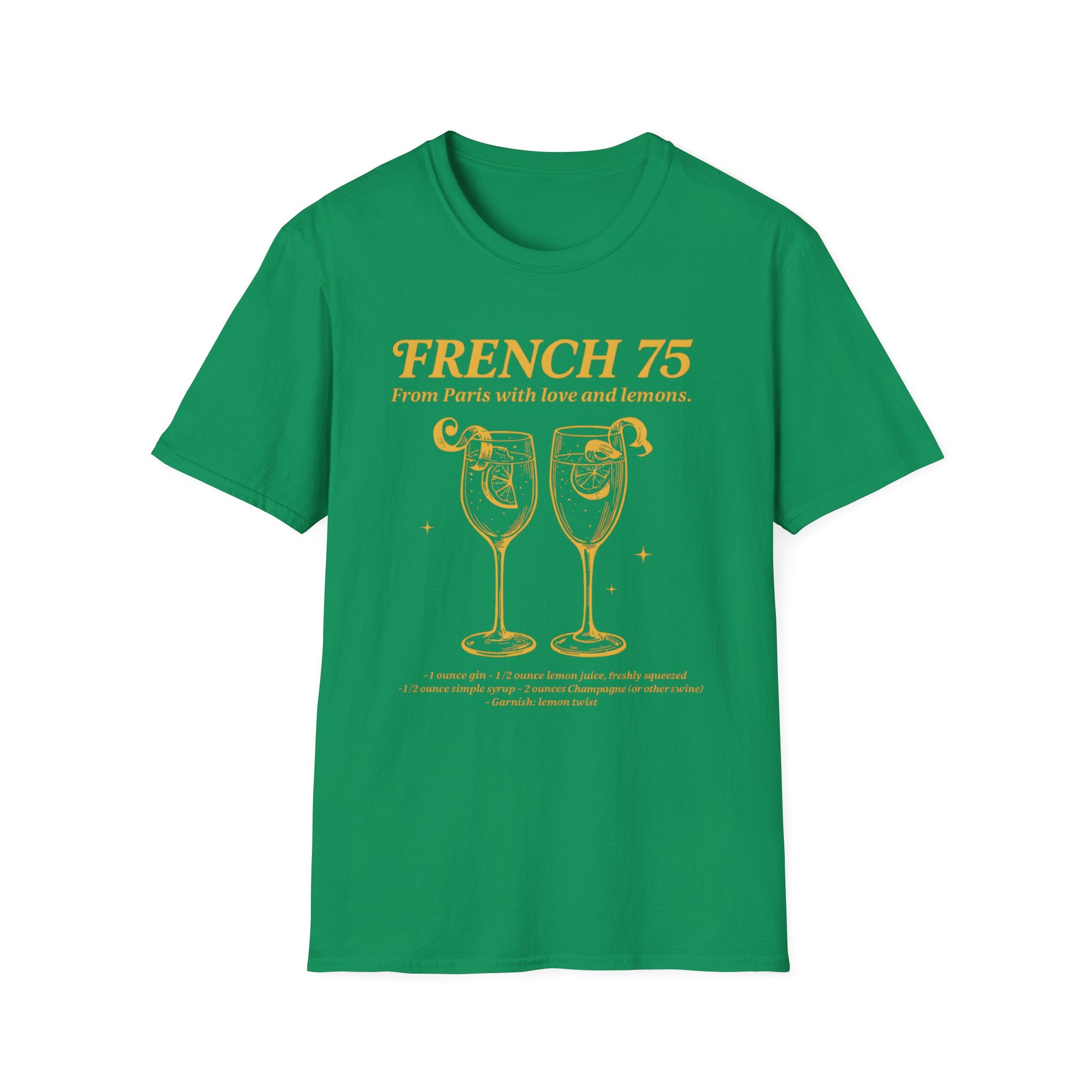 Vintage Womens Tee - French 75 Shirt