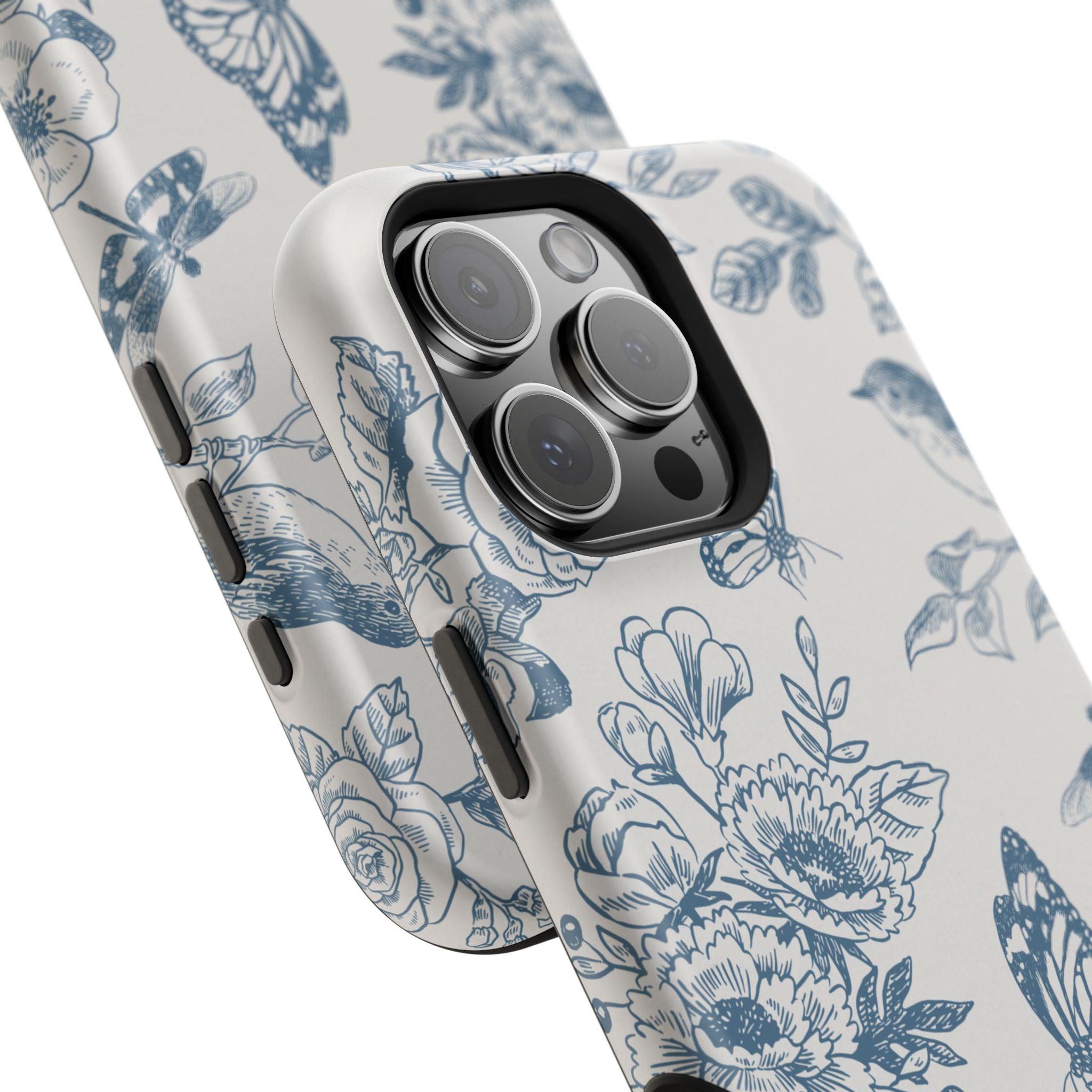 Nature iPhone Case - Floral Butterfly Cover