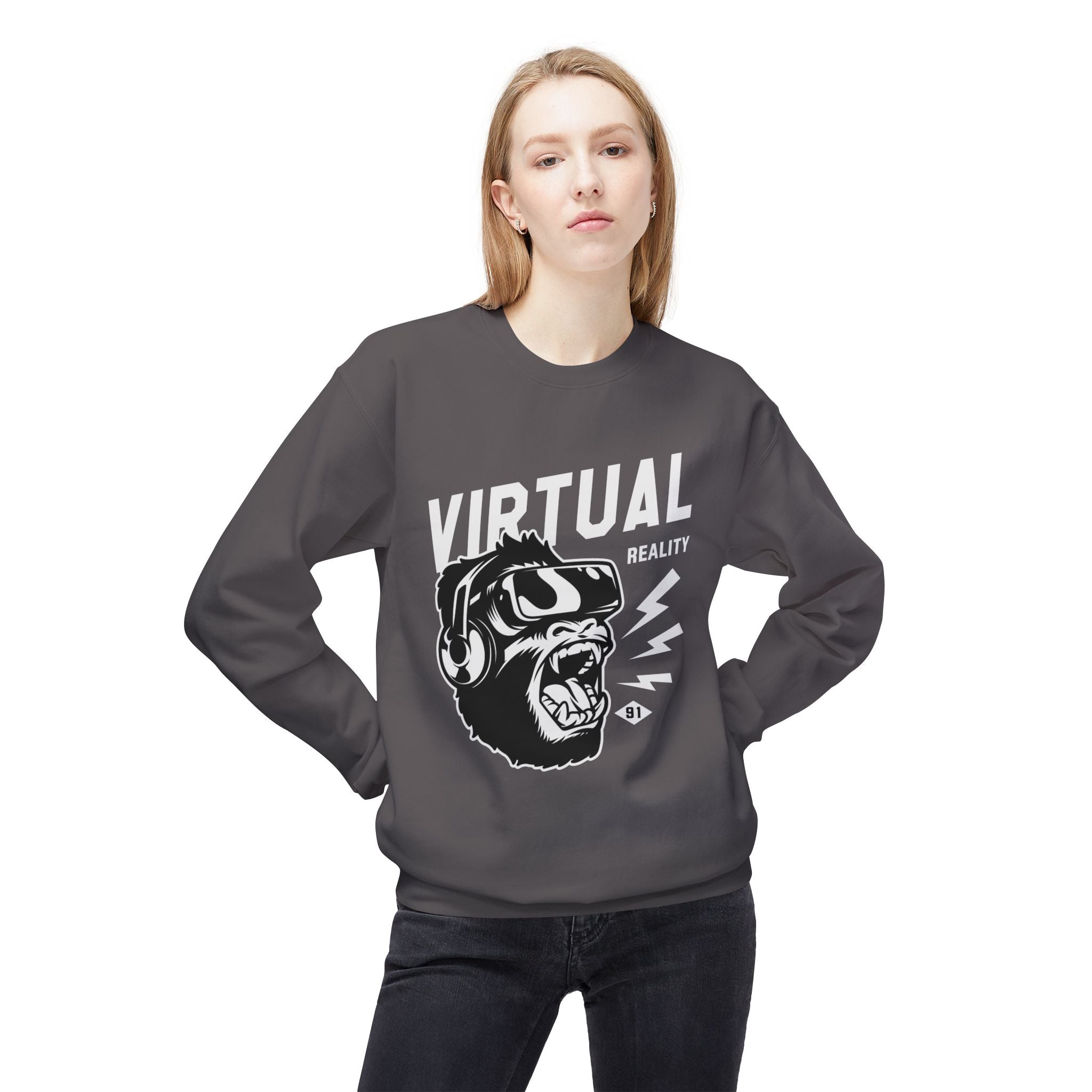 Virtual Reality Sweatshirt - Gaming Crew Neck