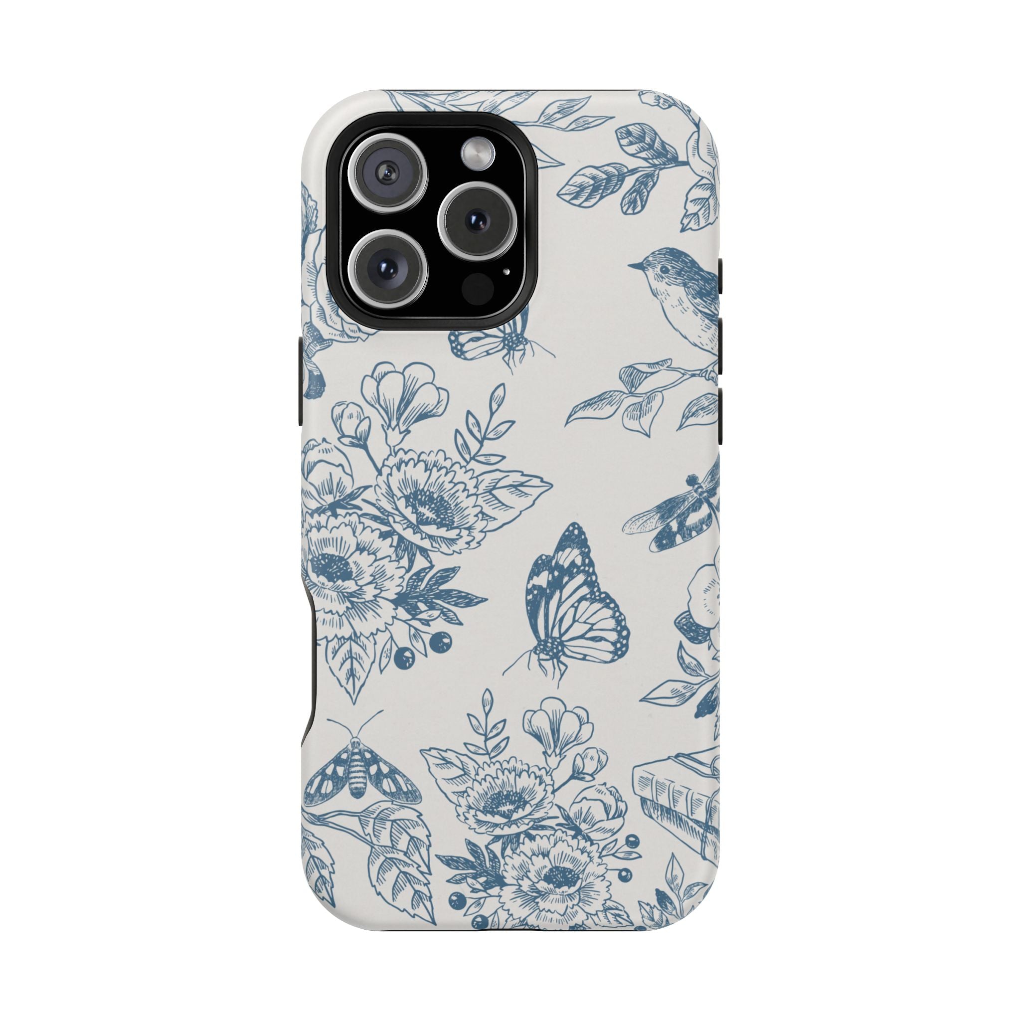 Nature iPhone Case - Floral Butterfly Cover