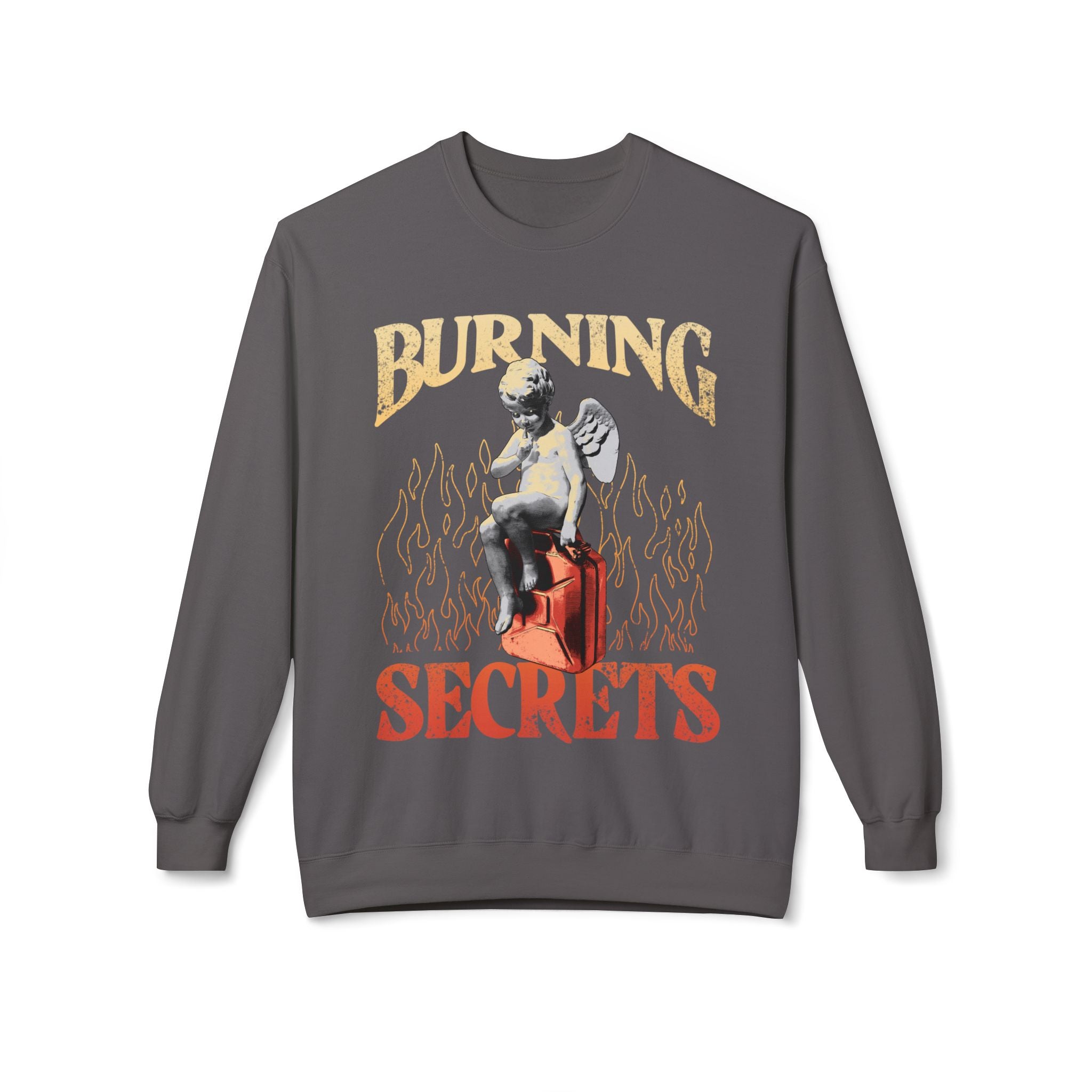 Retro Crewneck Sweatshirt - Burning Secrets Top
