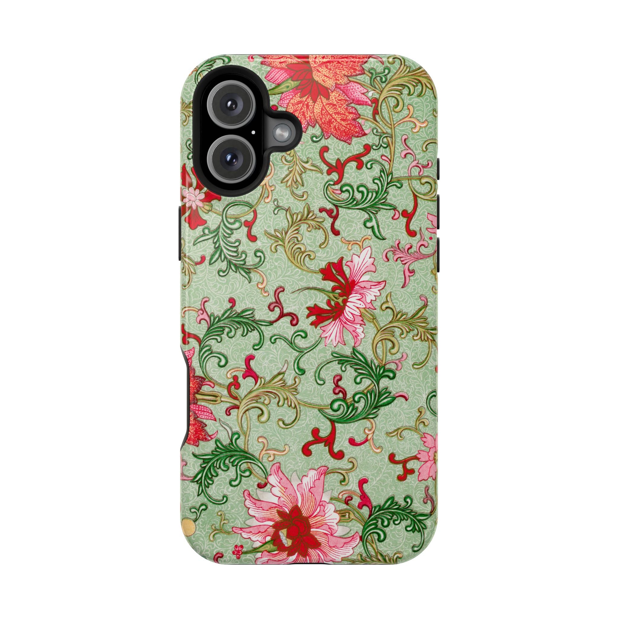Vintage iPhone Case - Magnetic Floral Cover