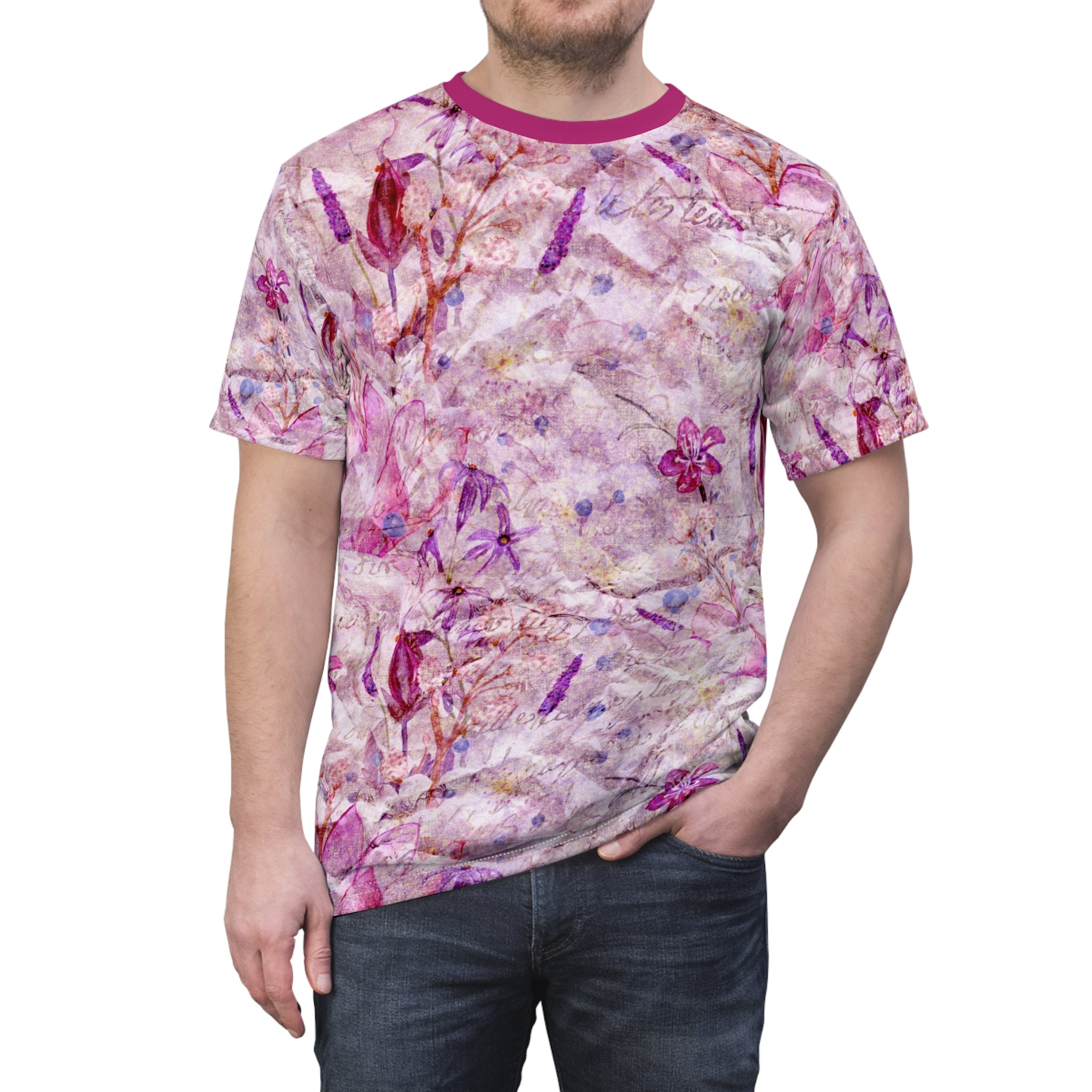 Spring Flowers Tee - Unisex Cut & Sew T-Shirt