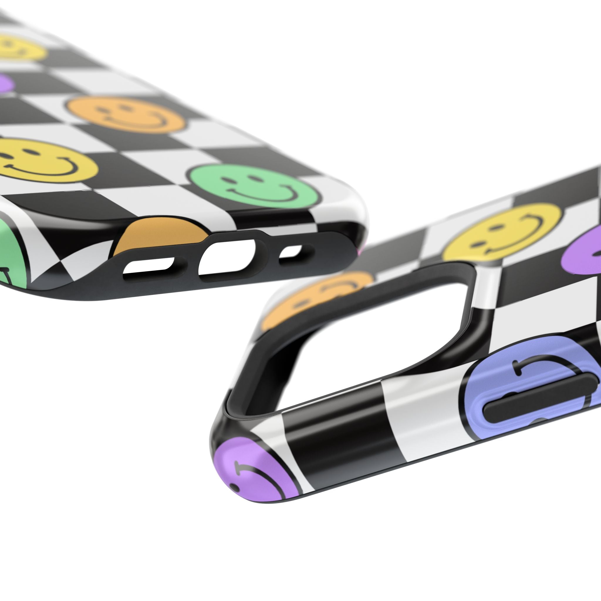 Playful Phone Case - Smiley Checkerboard