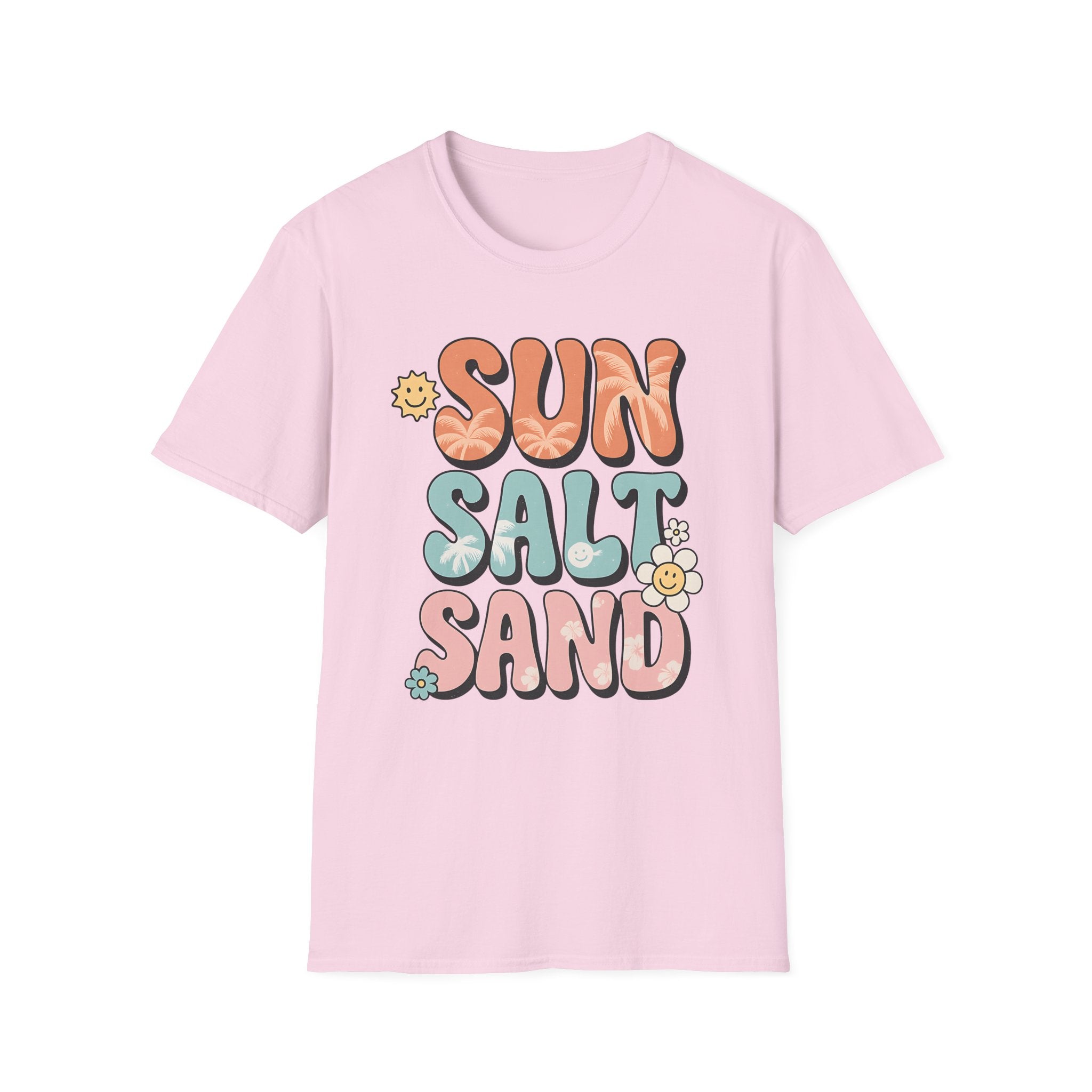Tropical Beach Tee - Retro Summer Shirt