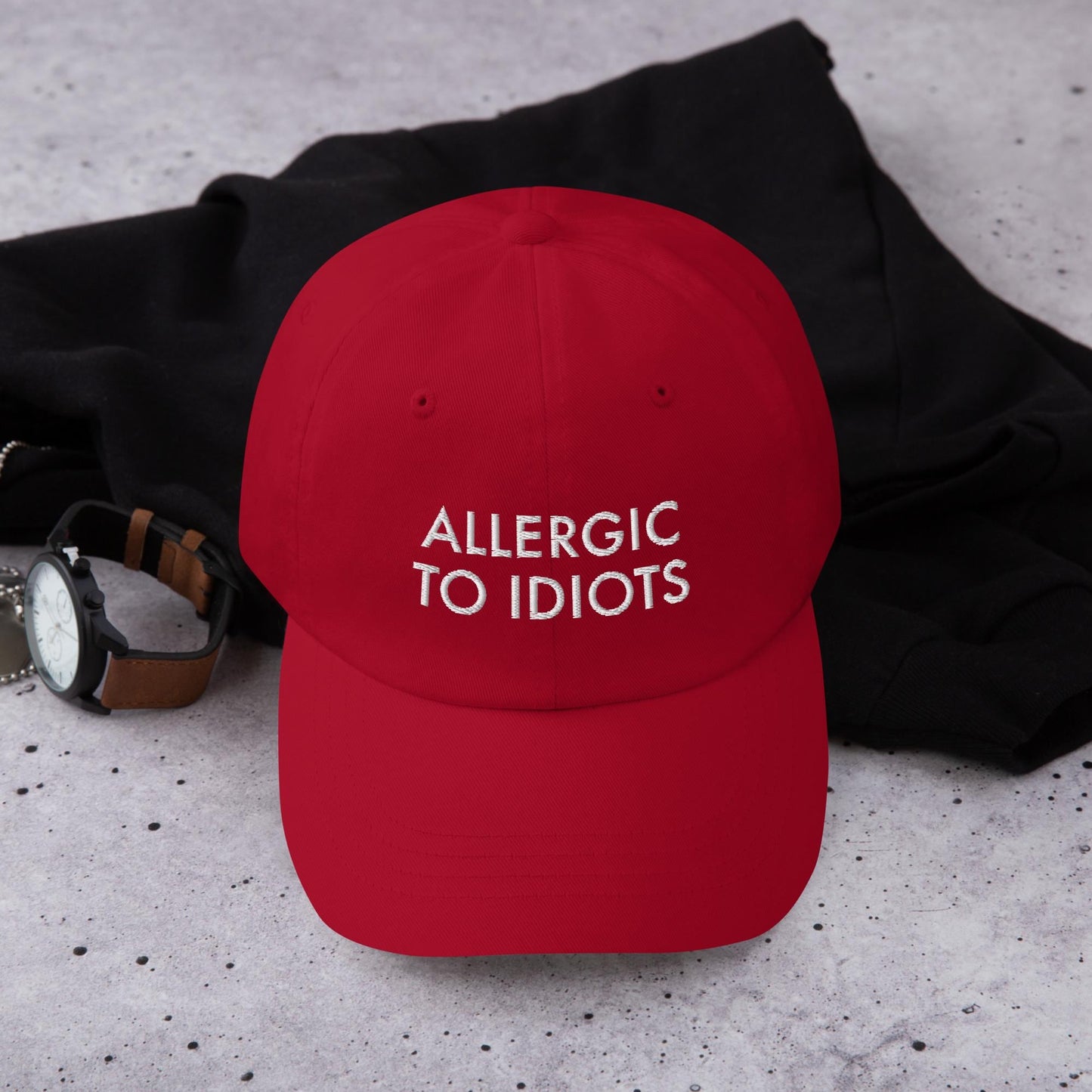 Embroidered Dad Hat - Funny Adjustable Baseball Cap for Men