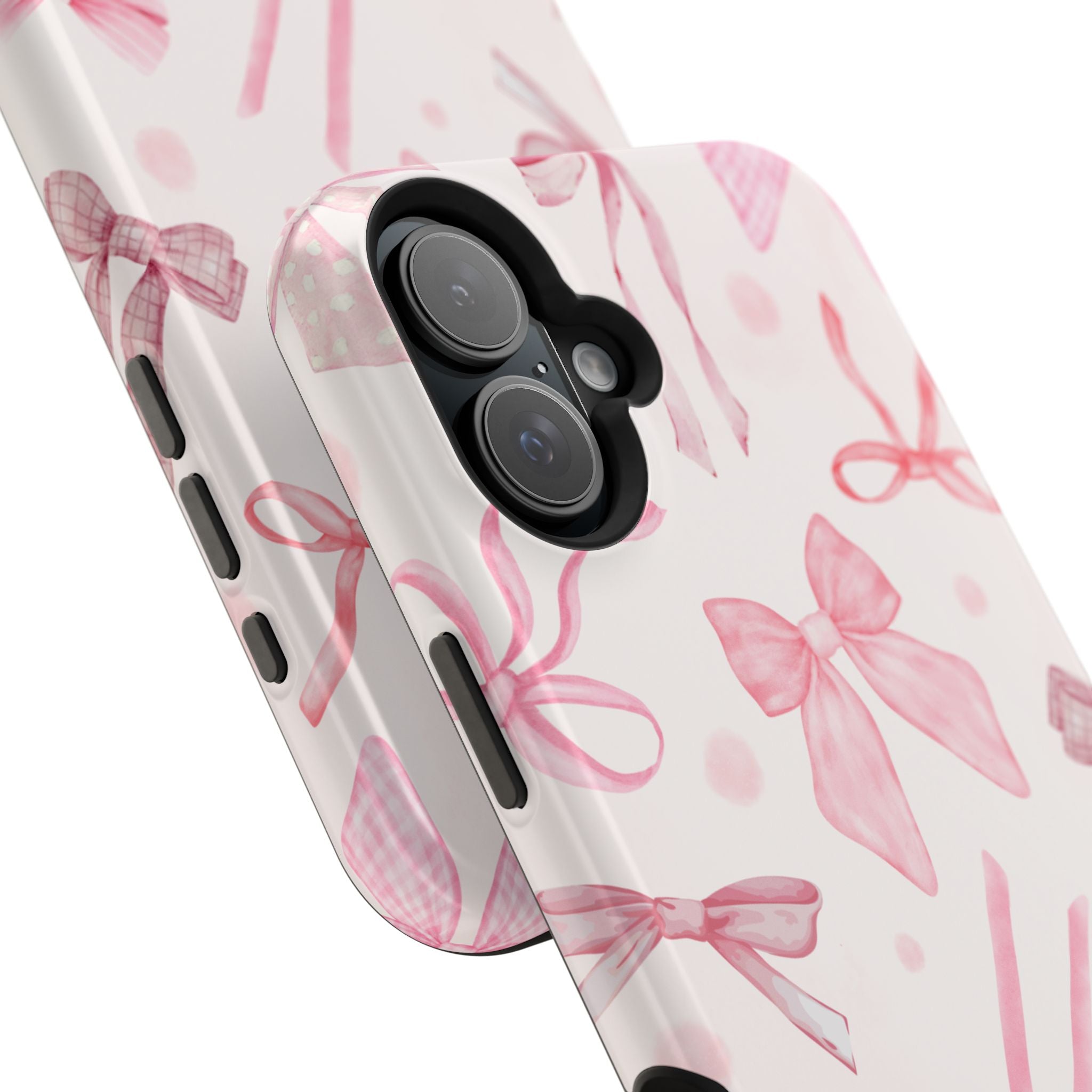 Feminine iPhone Case - Pink Bow Cover