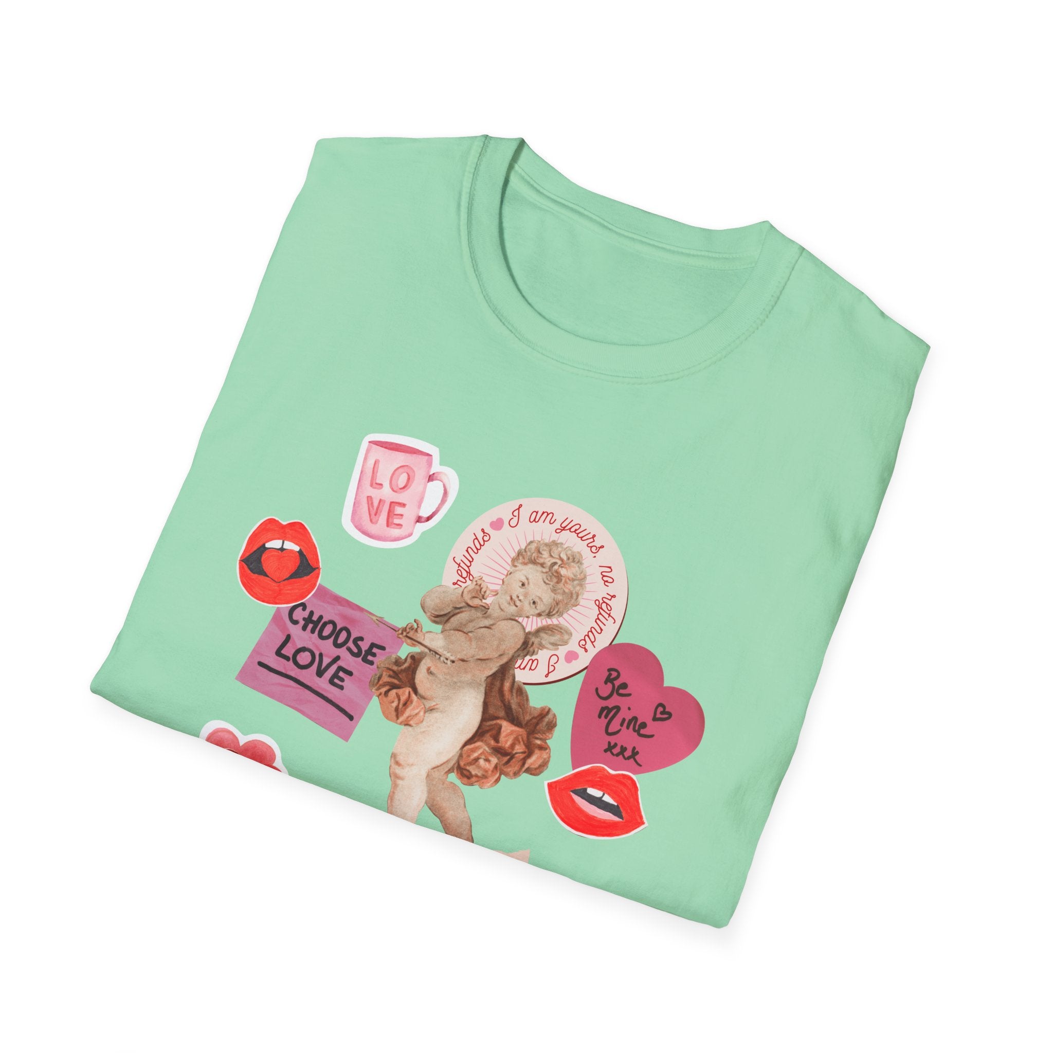 Romantic Graphic Tee - Love Slogan Shirt