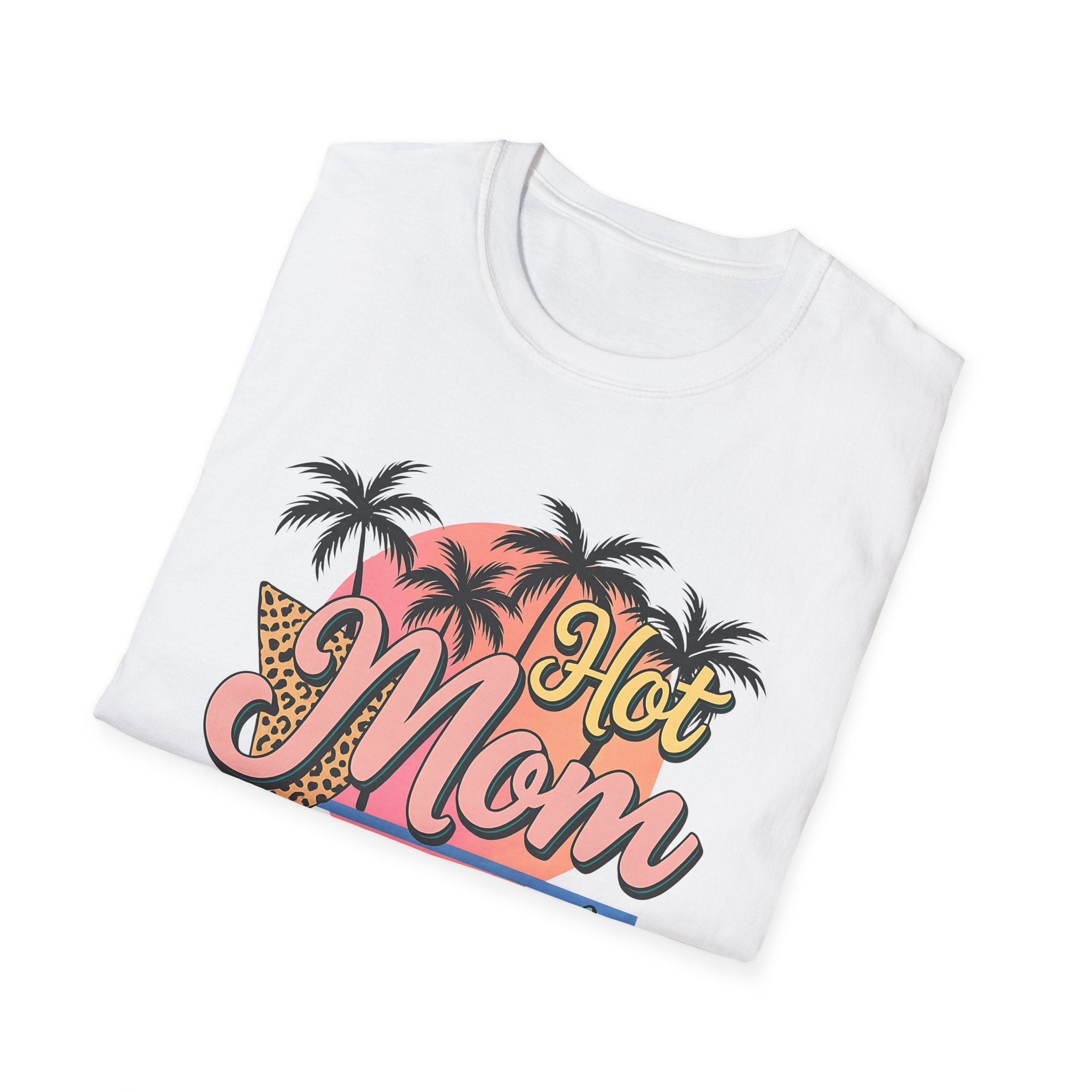 Tropical Retro T-Shirt - Hot Mom Summer Tee