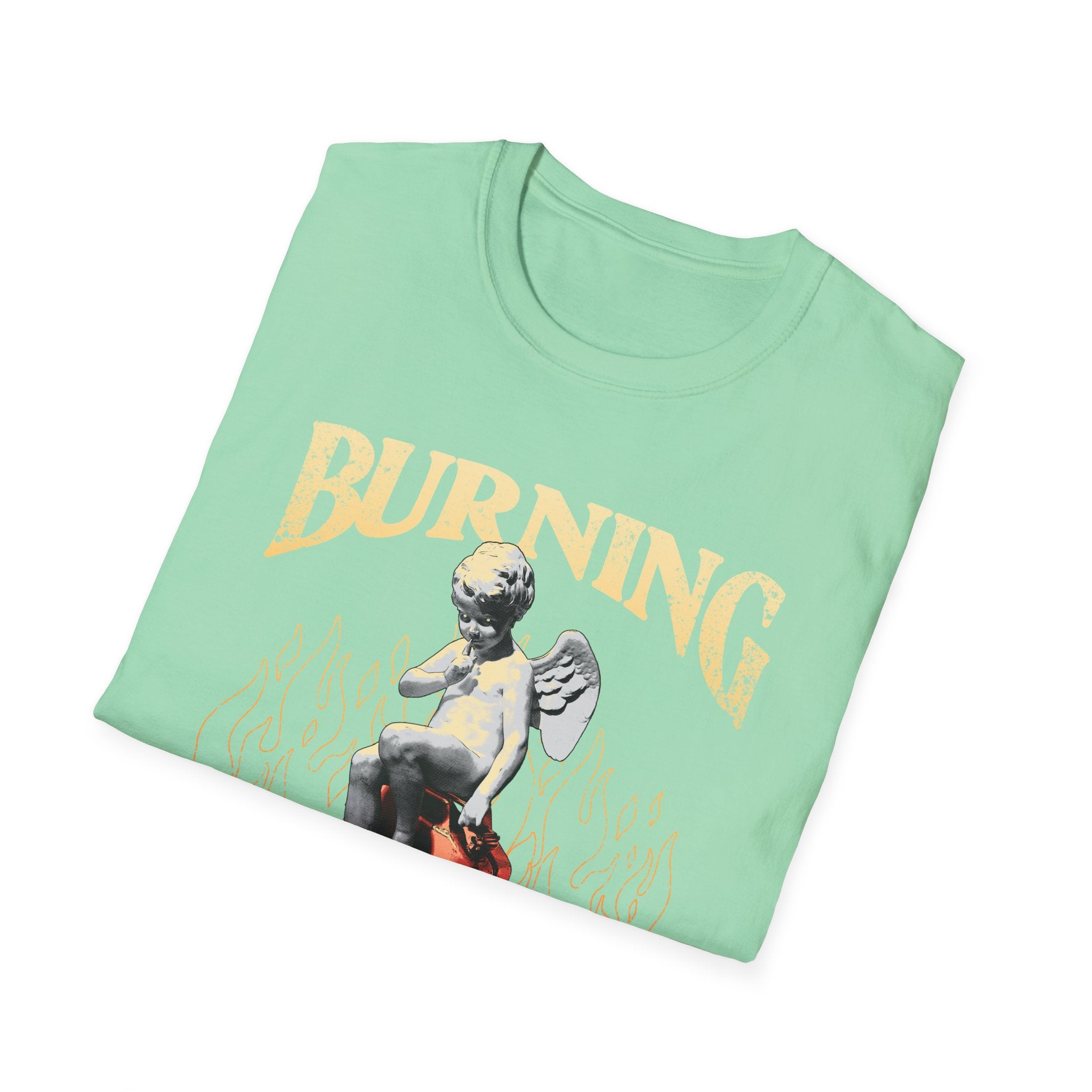 Retro Graphic Tee - Vintage Cherub Shirt