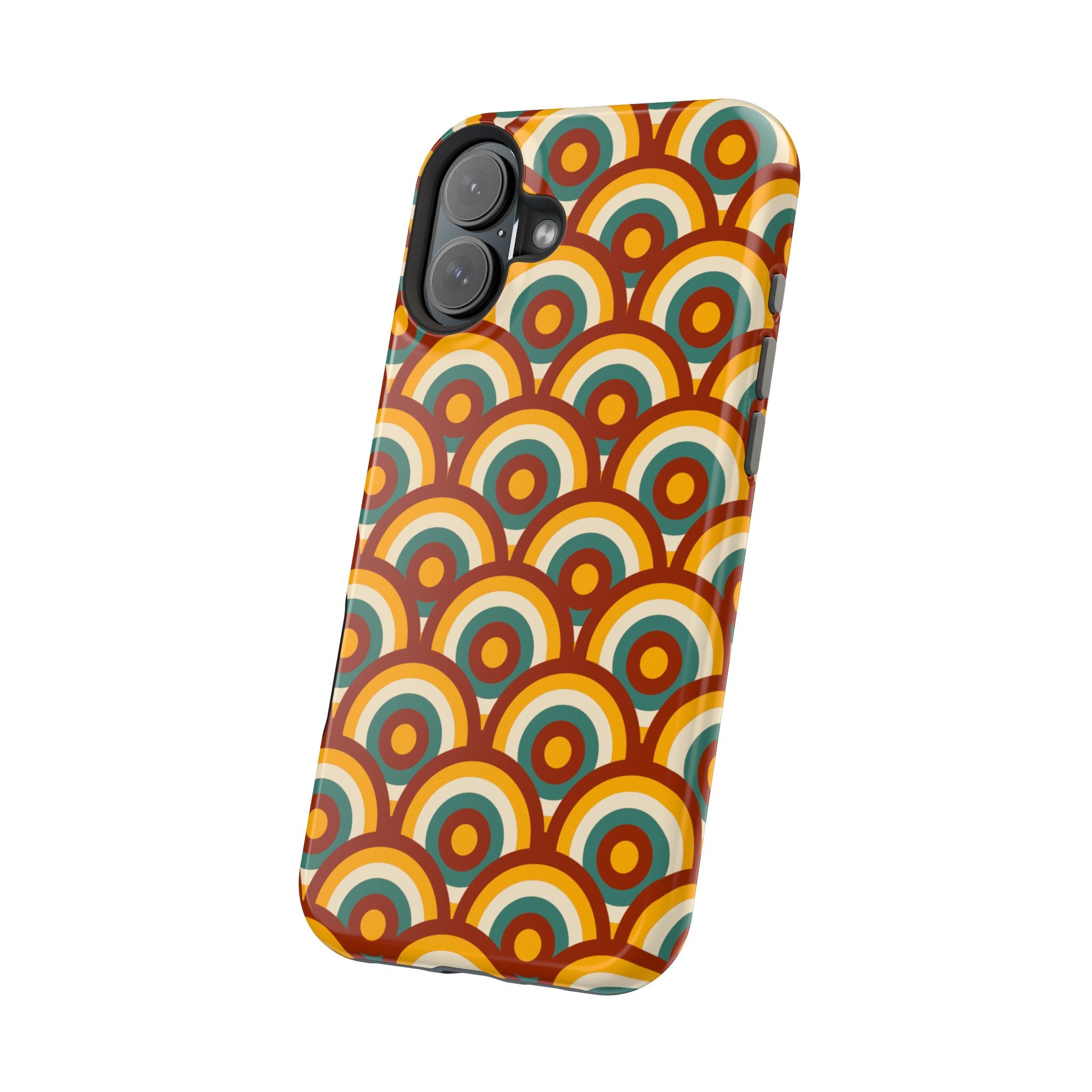 Retro iPhone Case - Geometric Phone Cover