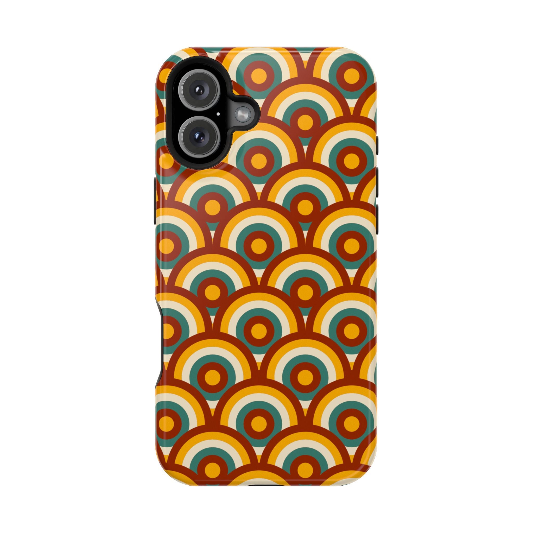 Retro iPhone Case - Geometric Phone Cover