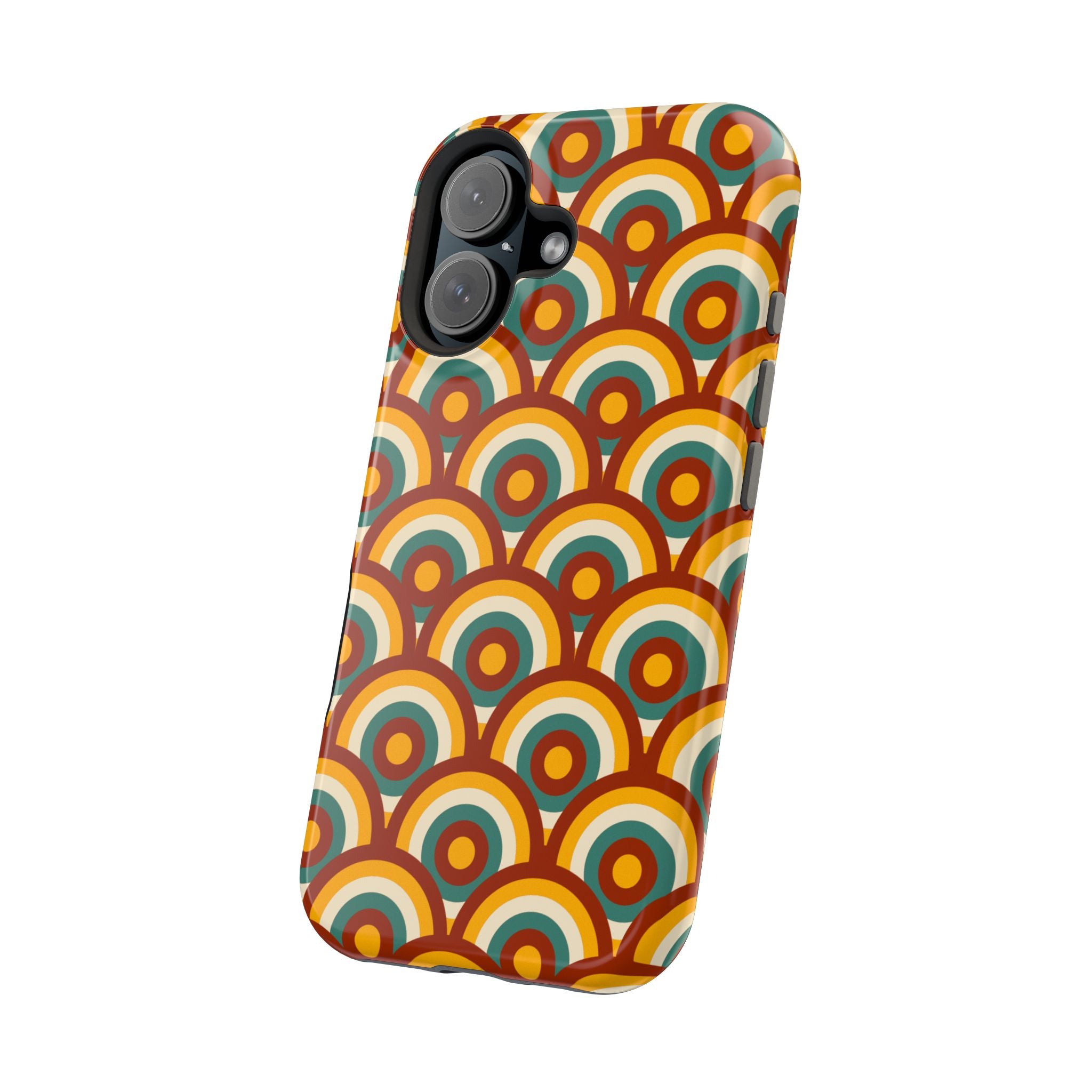 Retro iPhone Case - Geometric Phone Cover