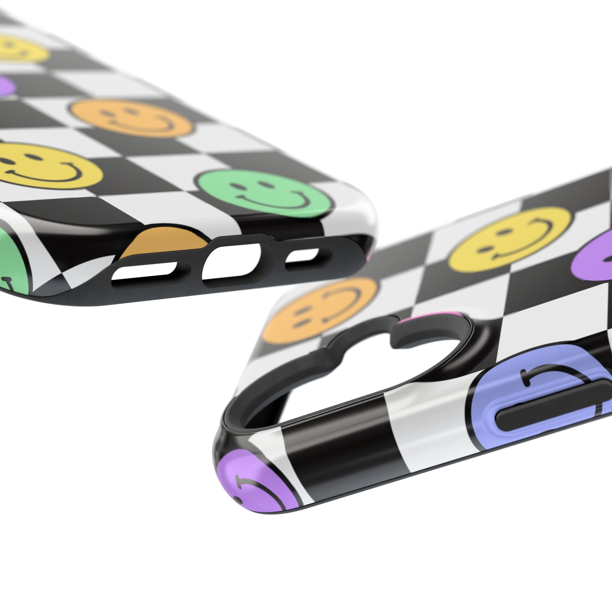 Playful Phone Case - Smiley Checkerboard