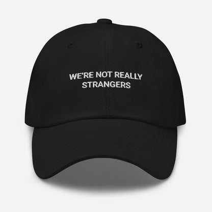 Embroidered Funny Cap - Adjustable Minimalist Statement Hat