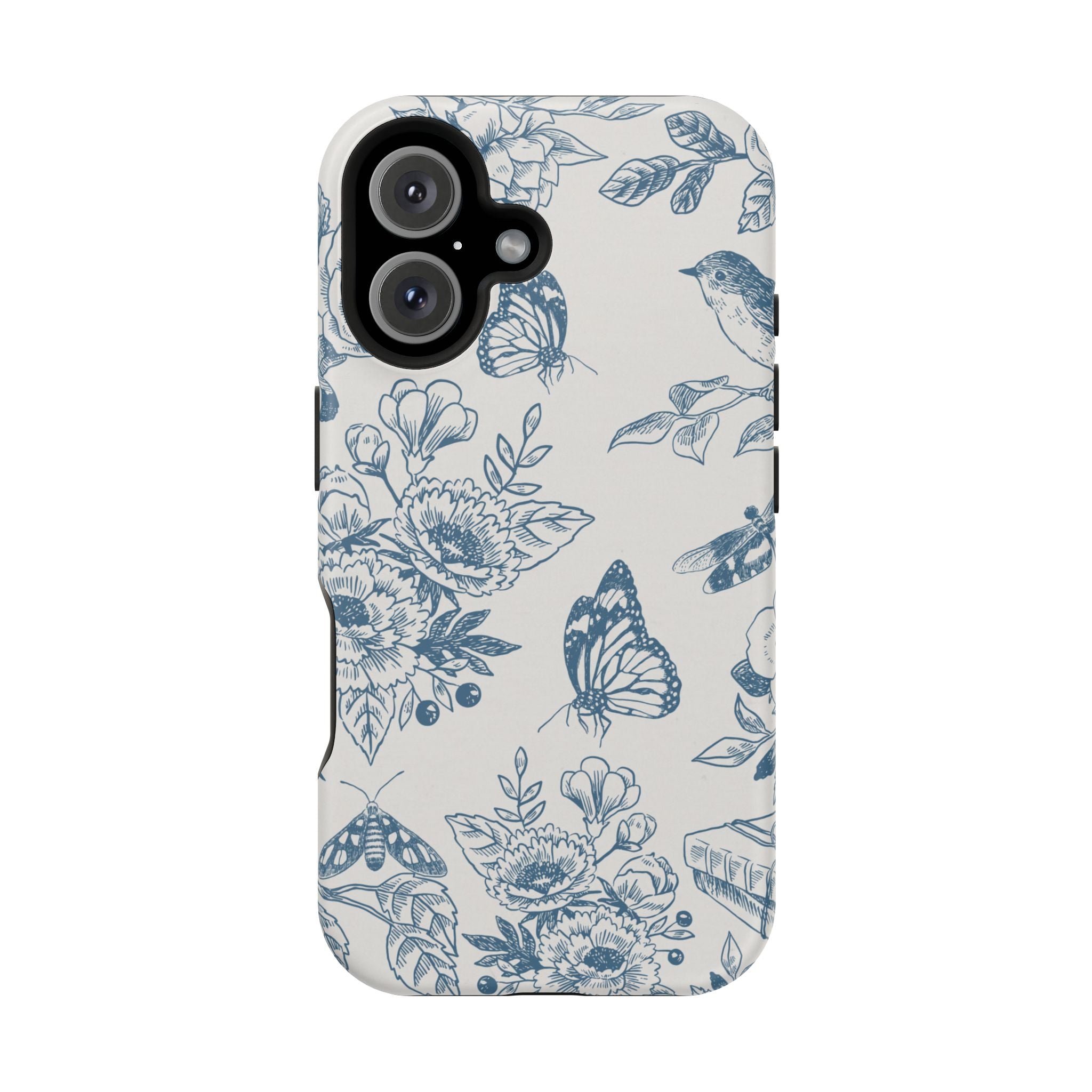 Nature iPhone Case - Floral Butterfly Cover