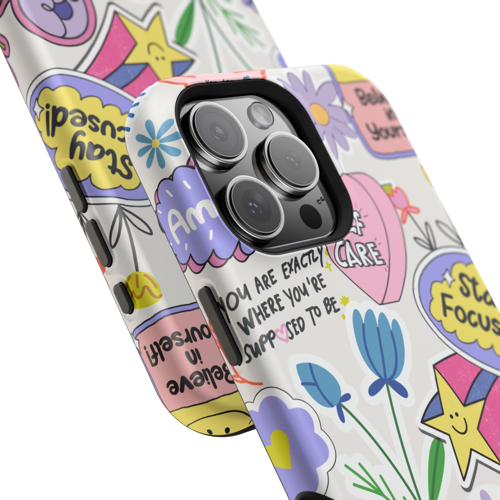 Motivational iPhone Case - Bloom Pastel Magnetic