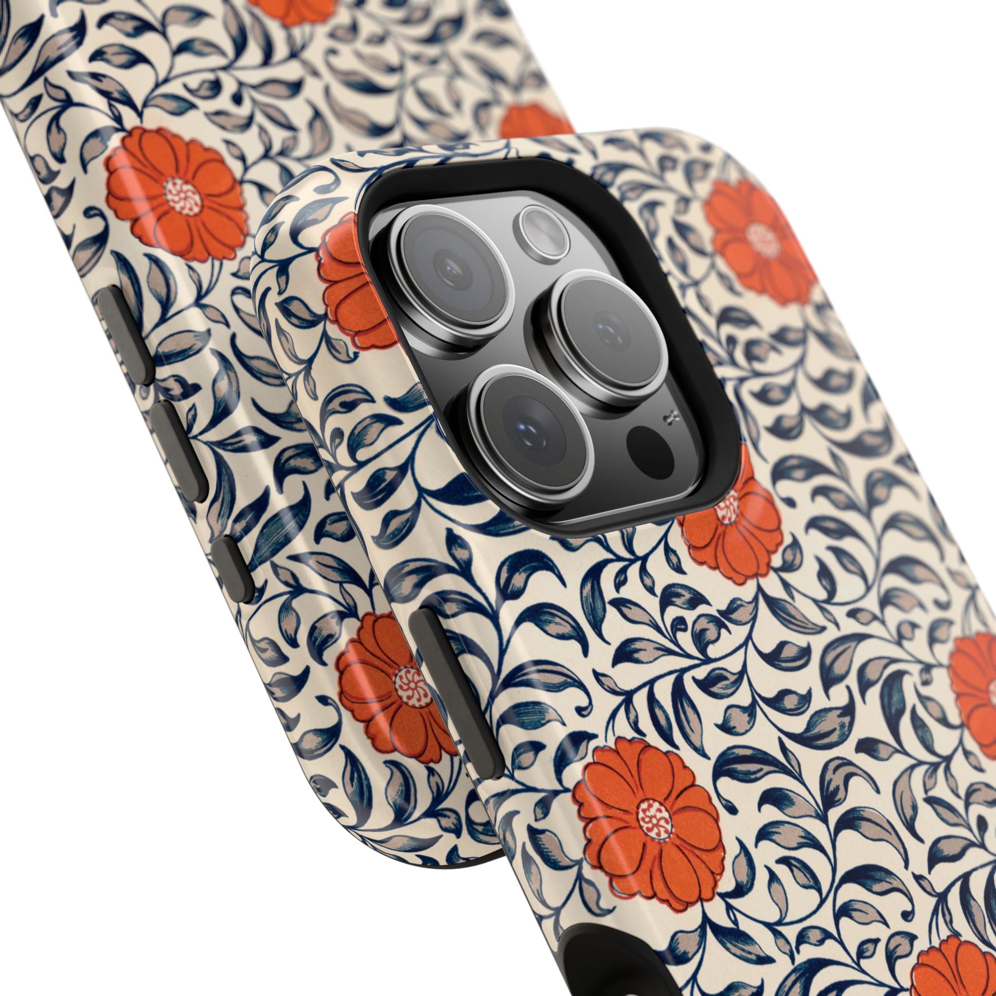 Floral Magnetic Case - iPhone 16 Cover