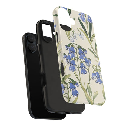 Bluebell Floral iPhone 16 Case – Delicate Wildflower Botanical Design for iPhone 16, 16 Pro, 16 Pro Max & 16 Plus