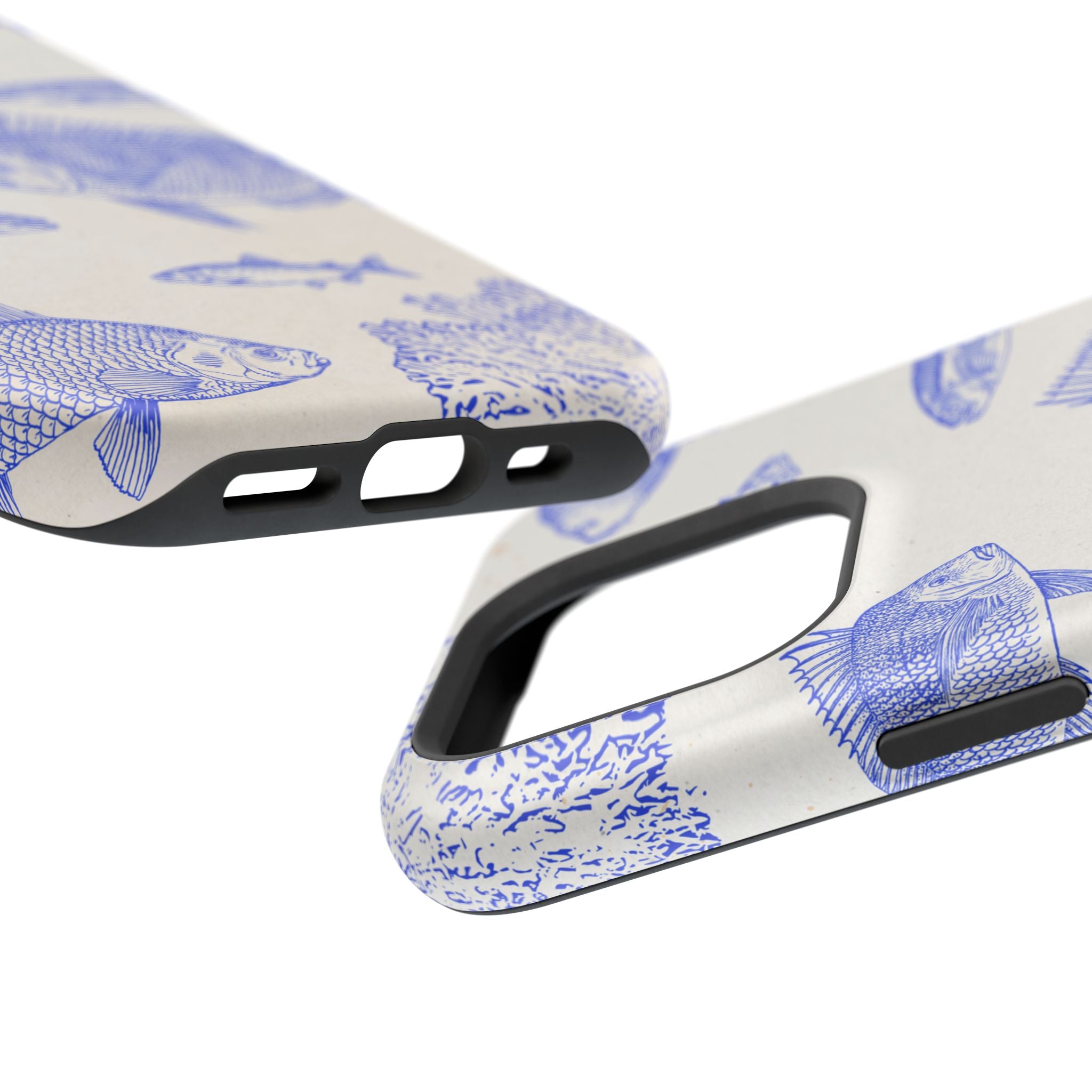 Marine iPhone 16 Case - Blue Coral Illustration