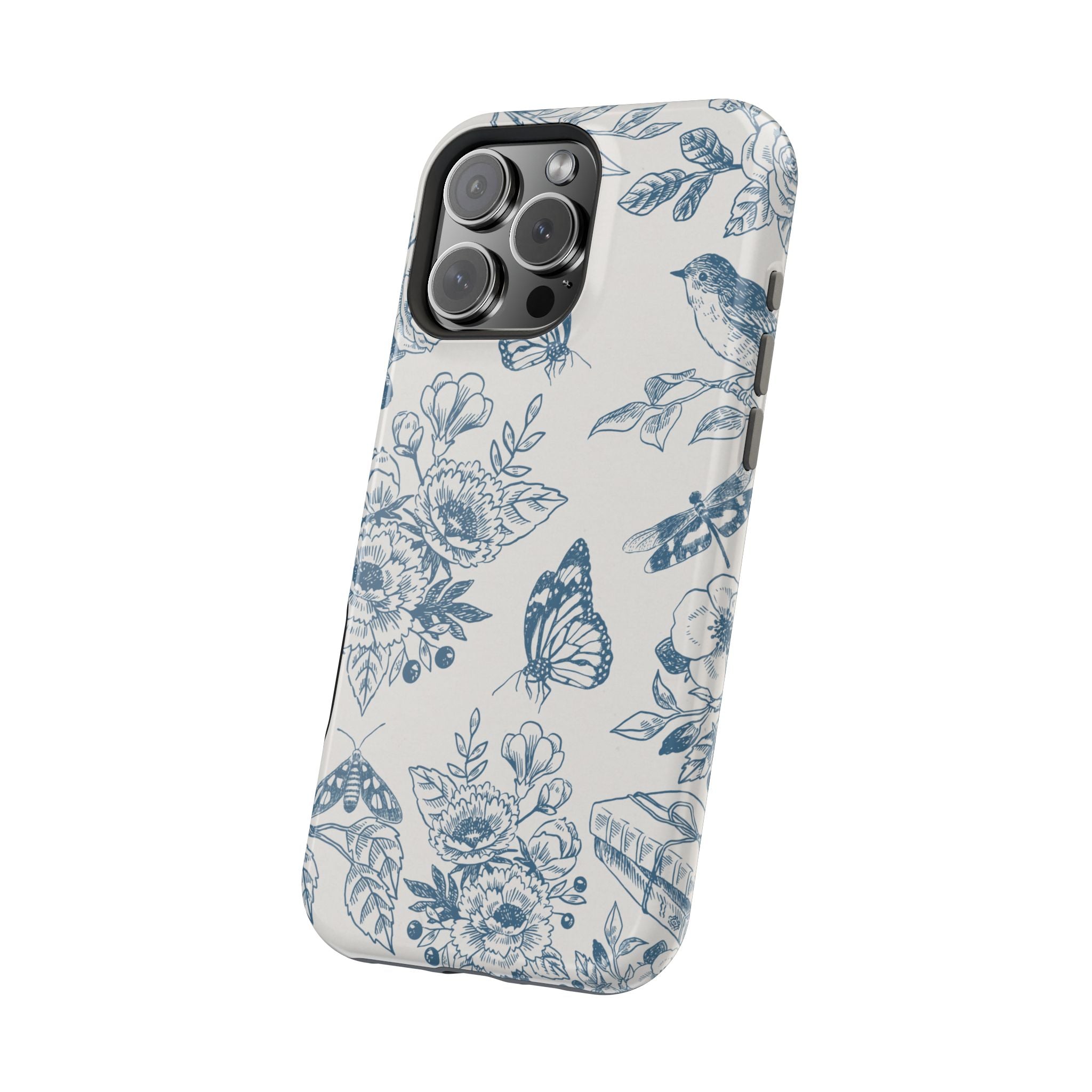 Nature iPhone Case - Floral Butterfly Cover