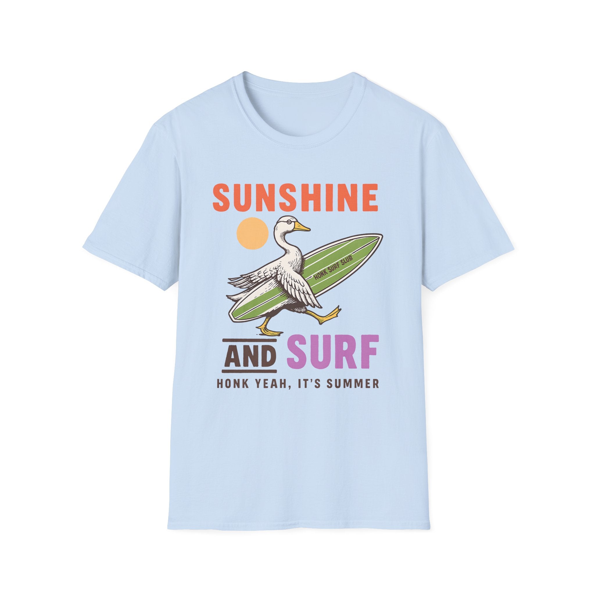 Tropical Surf Tee - Summer Duck Shirt