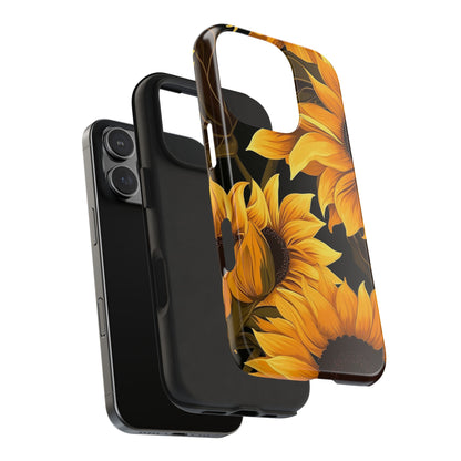Sunflower iPhone 16 Case – Bold Yellow Floral Summer Design for iPhone 16, 16 Pro, 16 Pro Max & 16 Plus