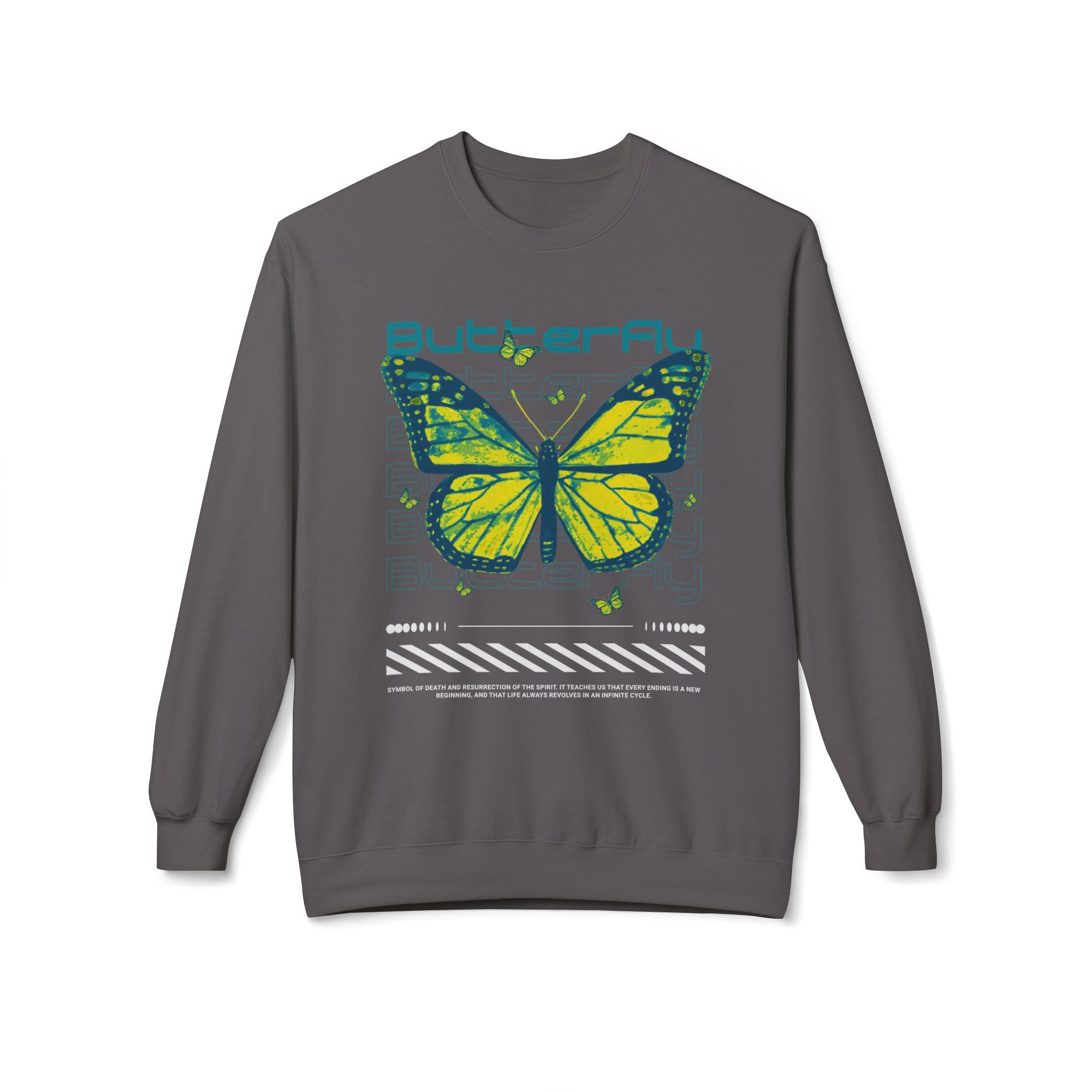 Butterfly Crewneck - Natural Sweatshirt