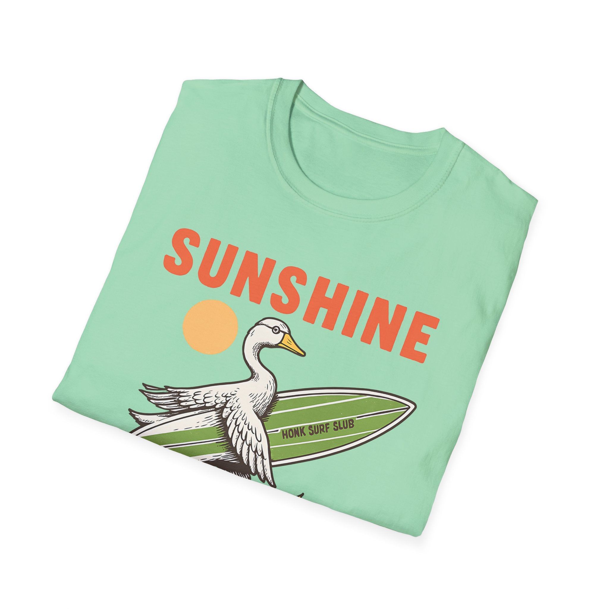 Tropical Surf Tee - Summer Duck Shirt