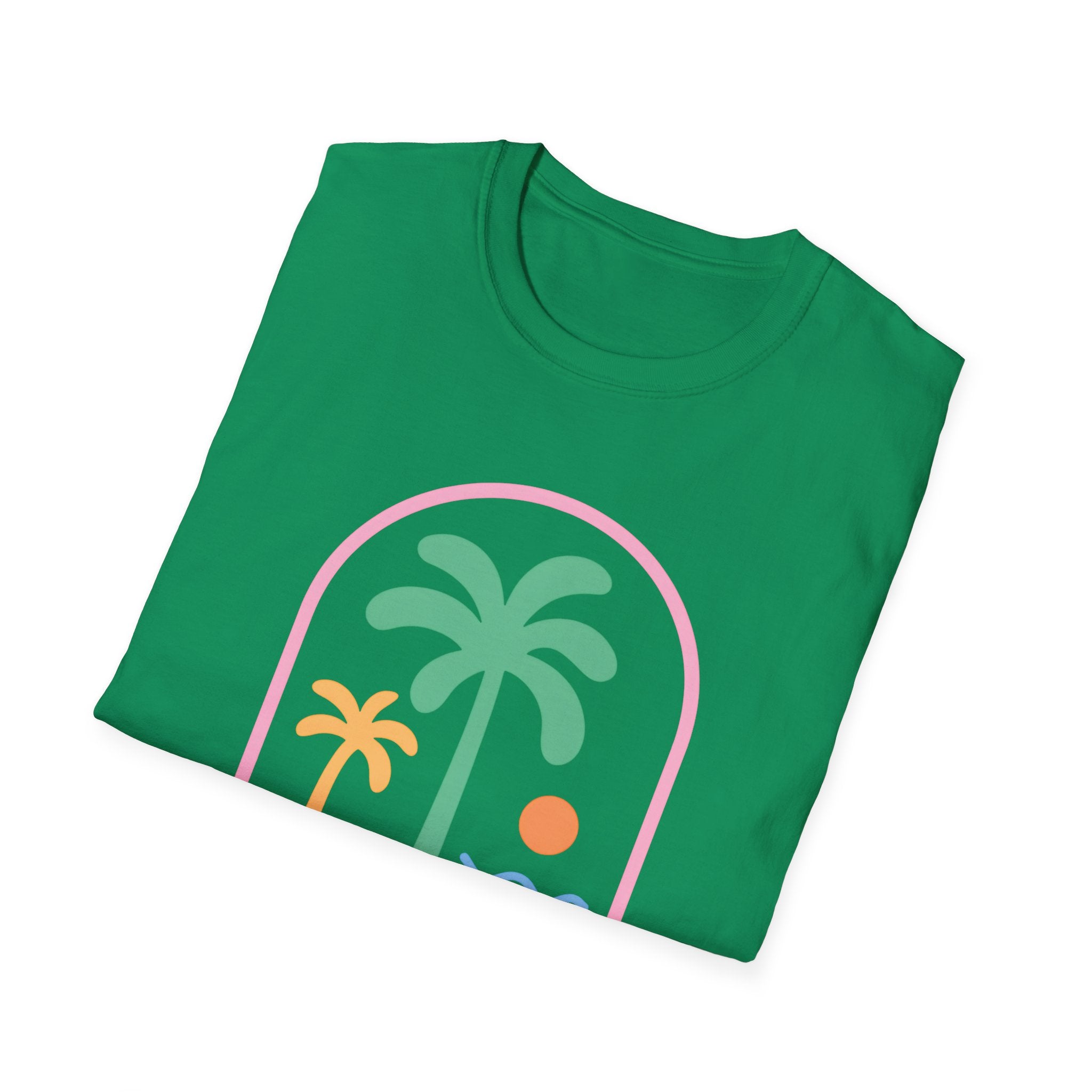 Tropical Palm Tee - Beach Vacation Shirt