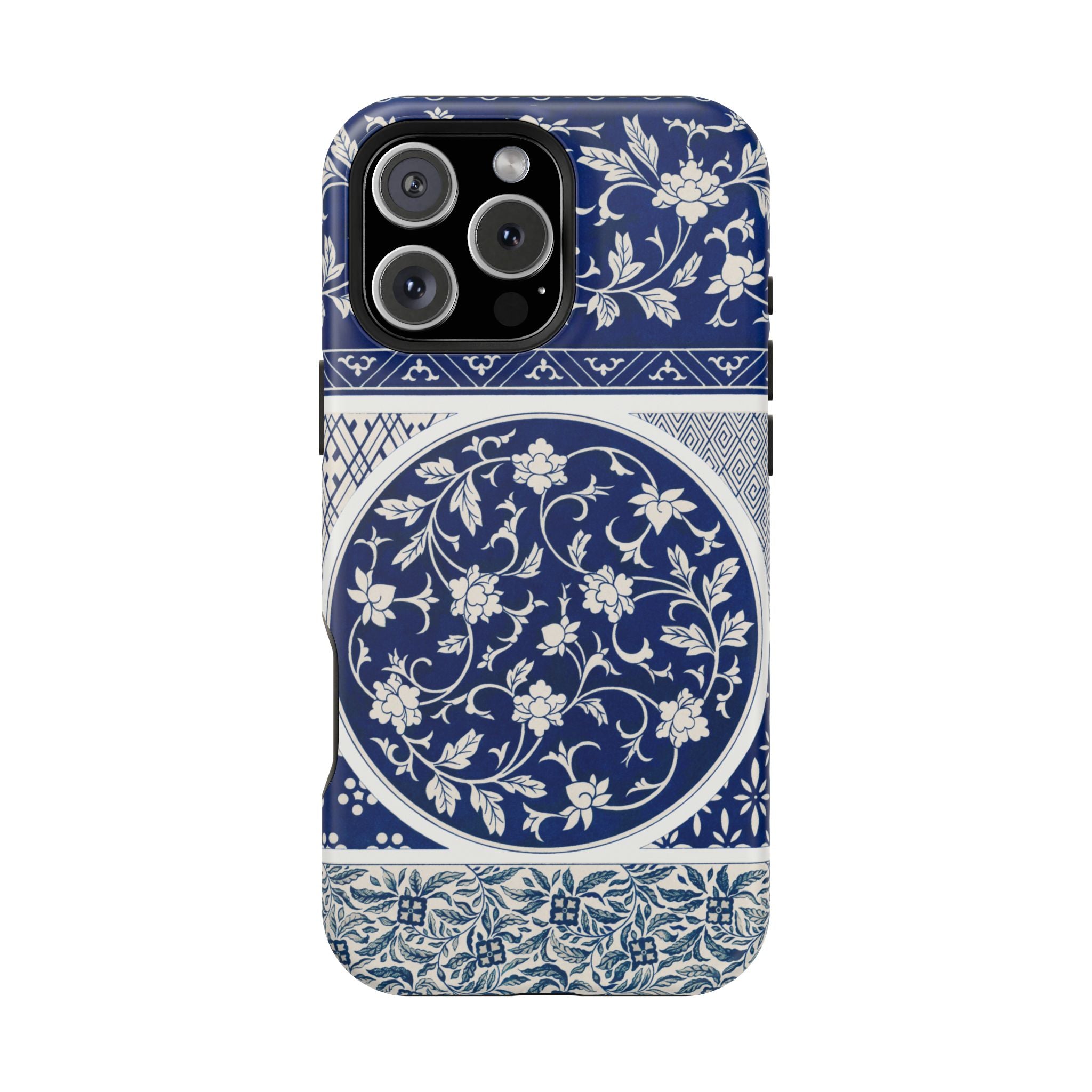 Traditional Chinese iPhone Case - Blue White Floral Case