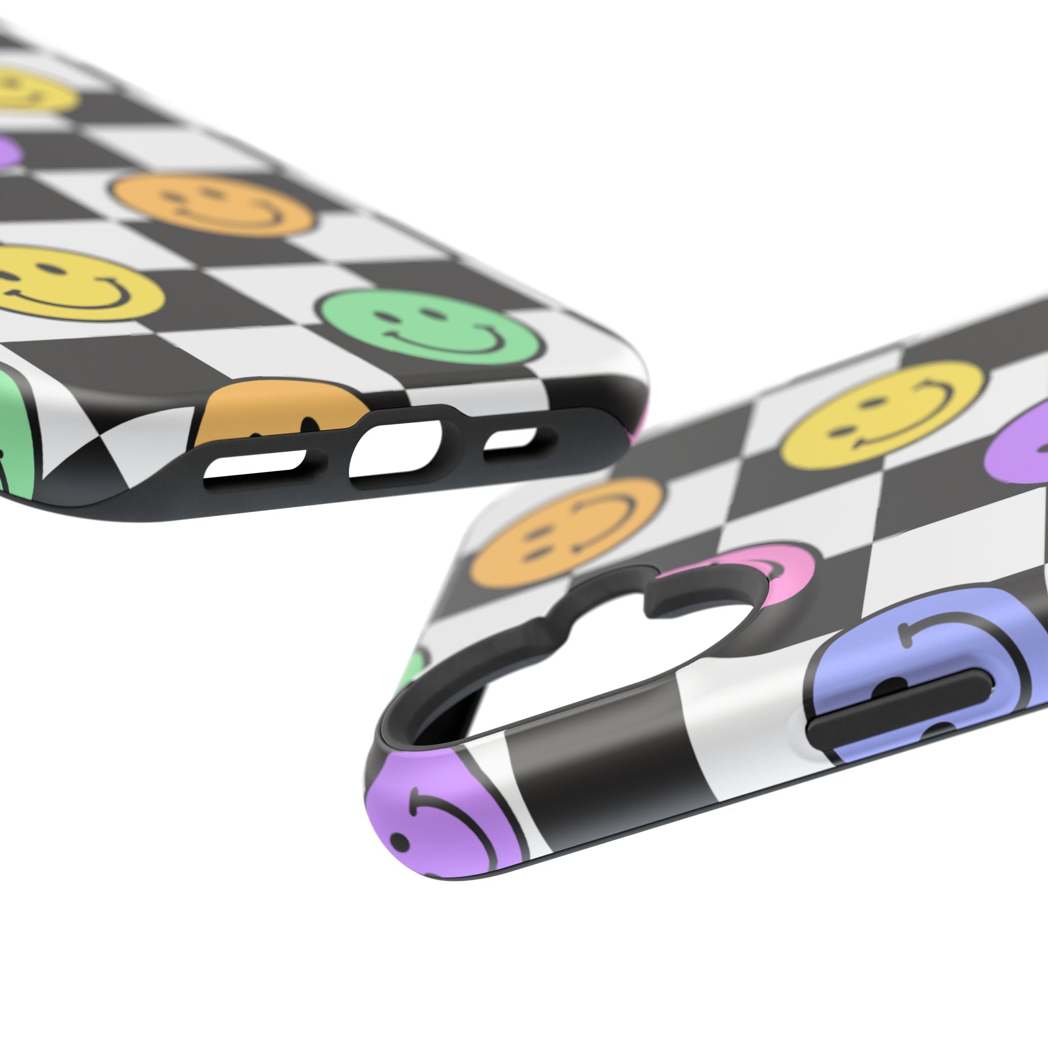 Playful Phone Case - Smiley Checkerboard