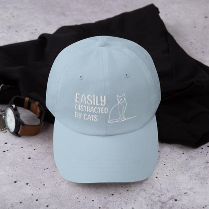 Embroidered Cat Lover Hat - Funny Adjustable Dad Hat for Cat Parents