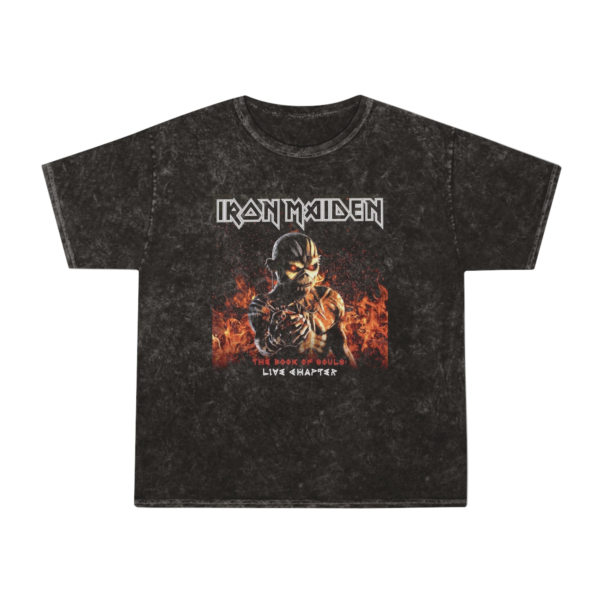 Rock Mineral Wash Tee - Iron Maiden Shirt
