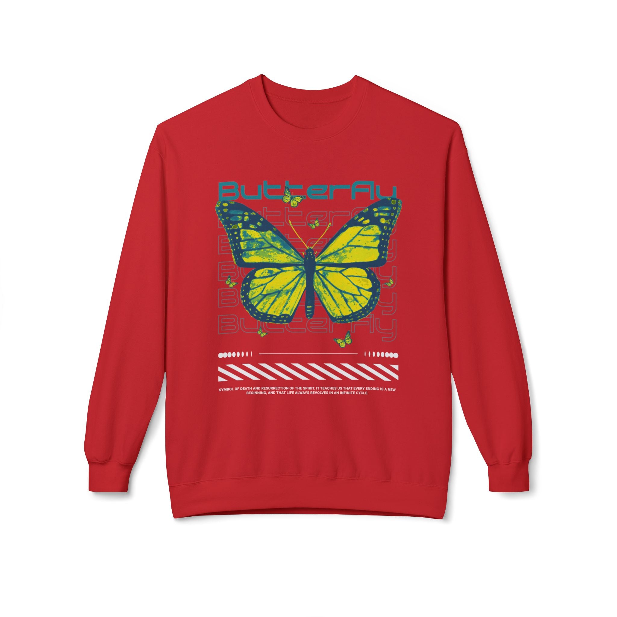 Butterfly Crewneck - Natural Sweatshirt